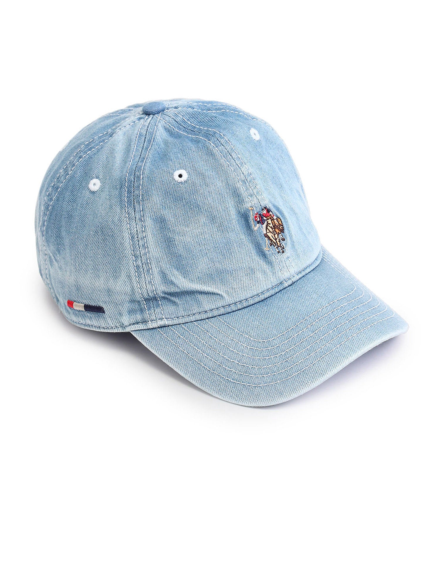 Washed Denim Cap Light Blue - U.S. Polo Assn. India | Large
