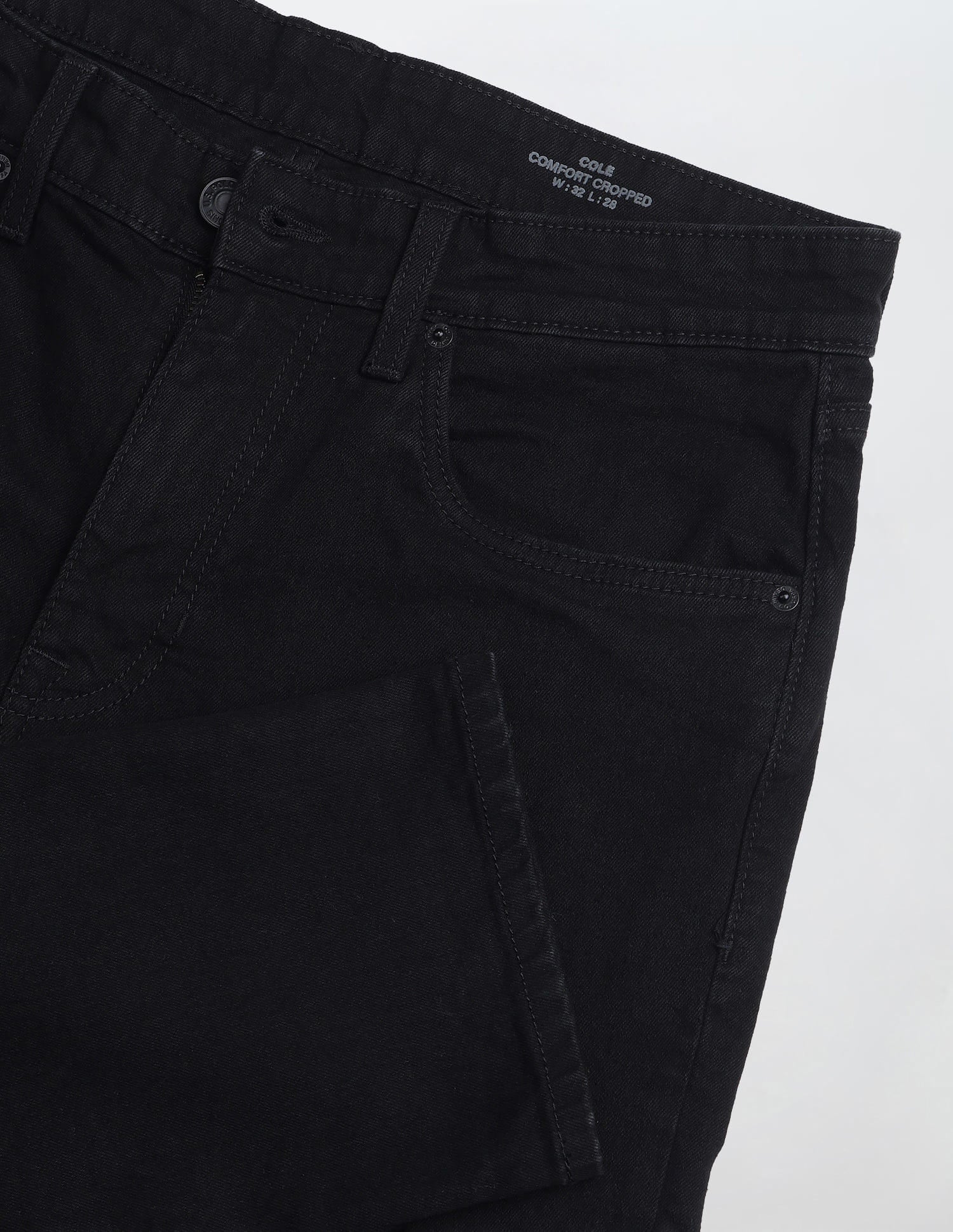 Solid Slim Fit Jeans Black - U.S. Polo Assn. India | Large
