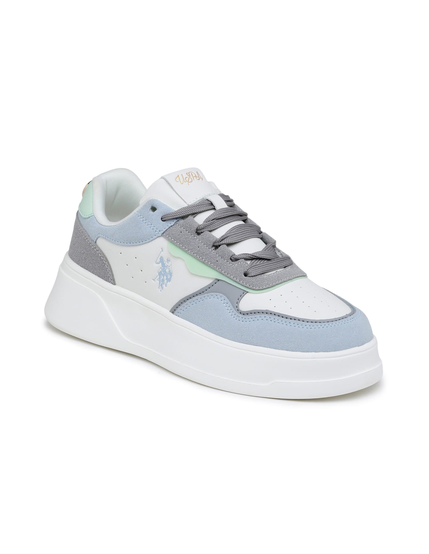 Women Aluna Colourblocked Lace Ups Sneakers
