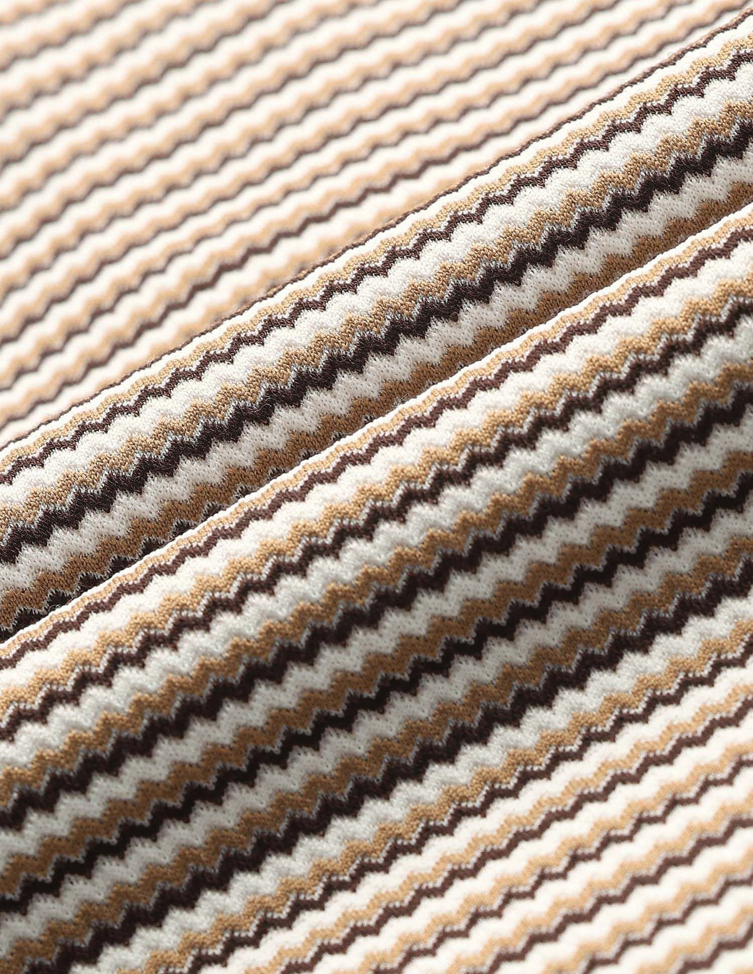 Boxy Fit Chevron Printed Polo Shirt Multi-colour - U.S. POLO ASSN. | Large