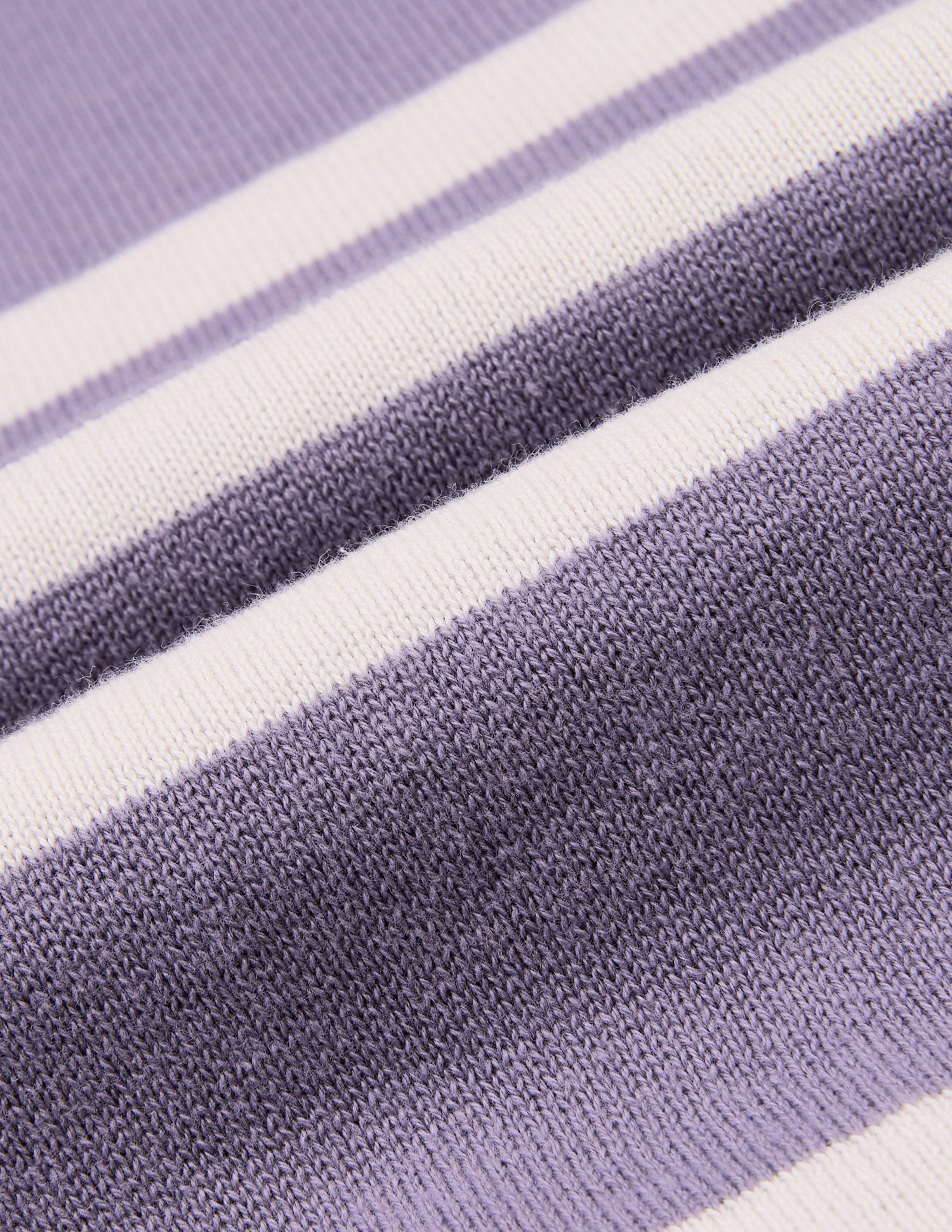 Horizontal Striped Regular Fit Sweater Purple - U.S. Polo Assn. India | Large