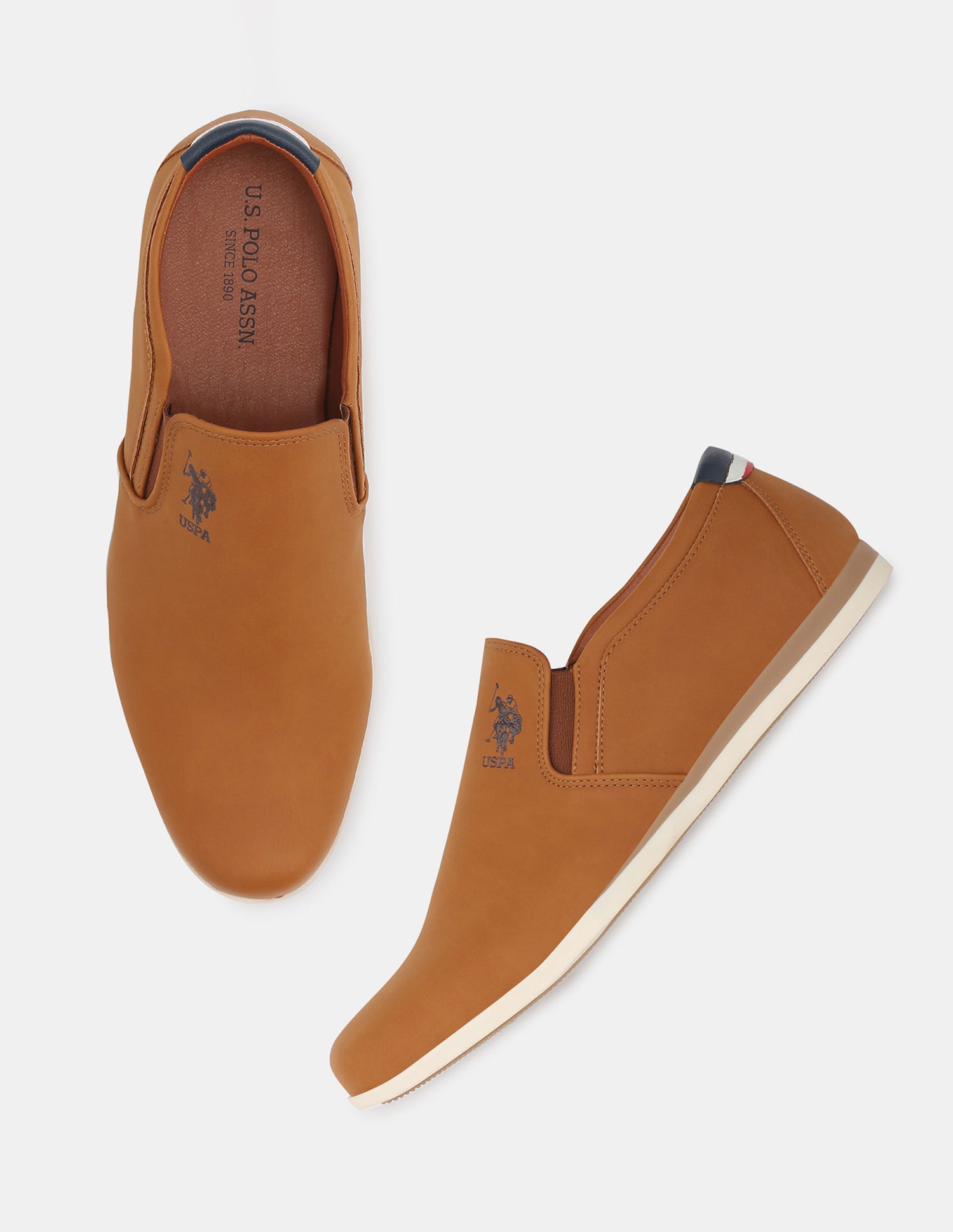 Men Slip Ons Wade 4.0 Casual Shoes Tan - U.S. Polo Assn. India | Large