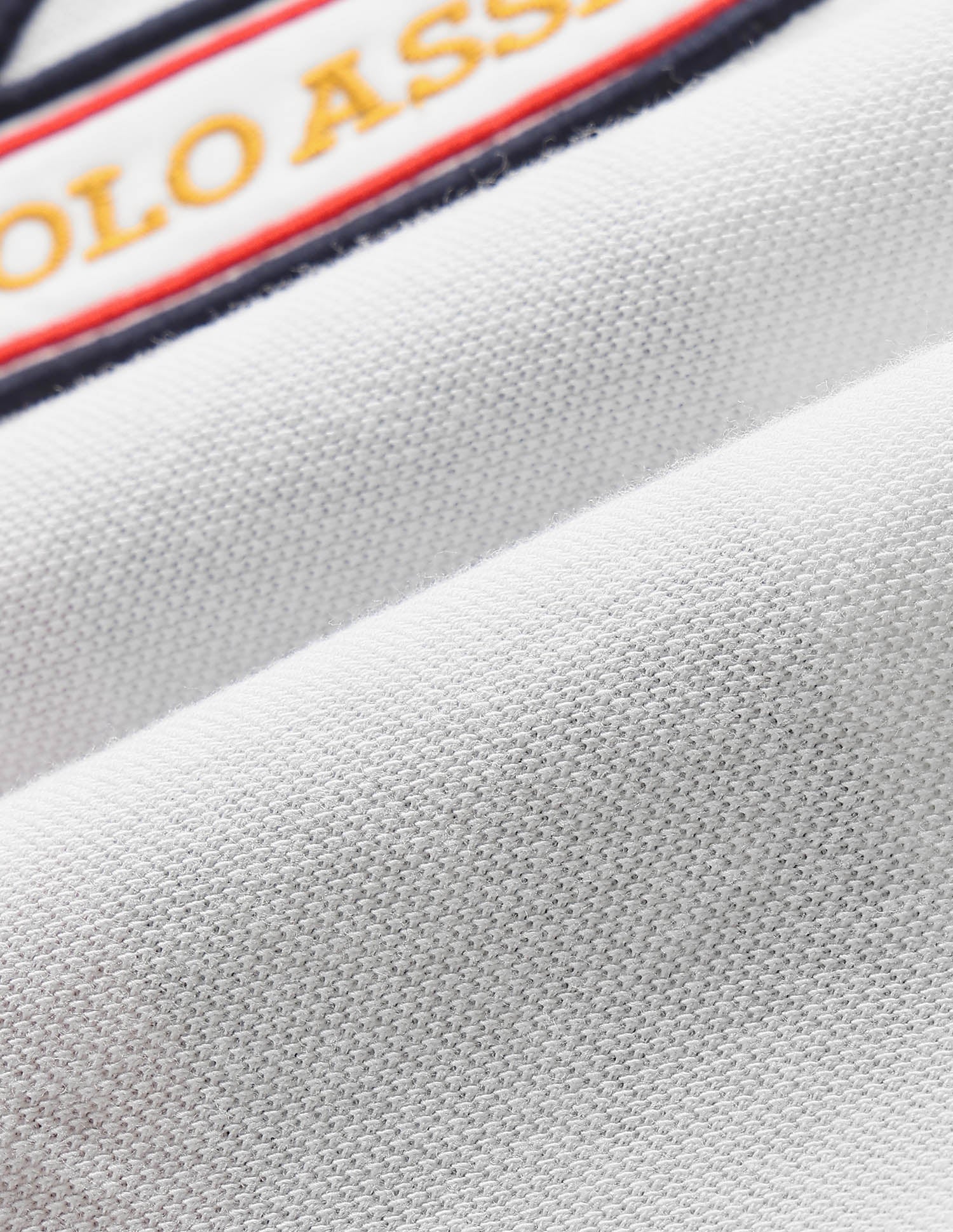 Numeric Embroidered Regular Fit Polo Shirt White - U.S. Polo Assn. India | Large