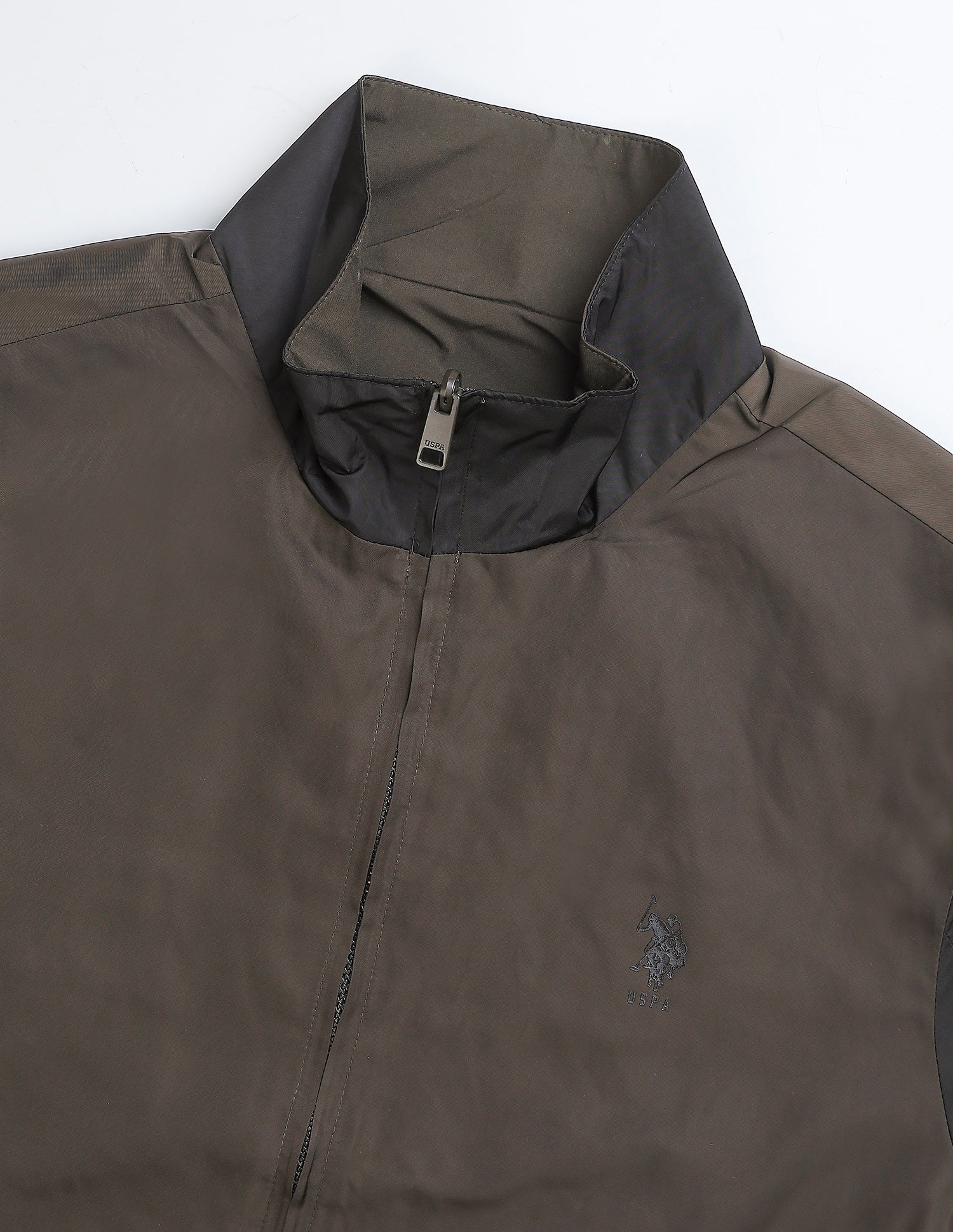 Colour Blocked Windcheater Reversible Jacket Jacket Black - U.S. POLO ASSN. | Large