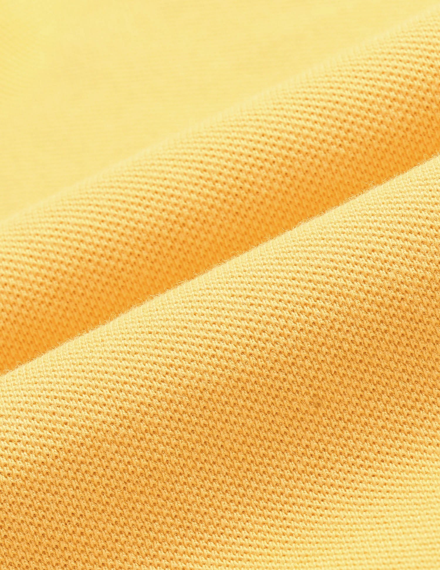 Striped Collar Pique Polo Shirt Mustard - U.S. POLO ASSN. | Large