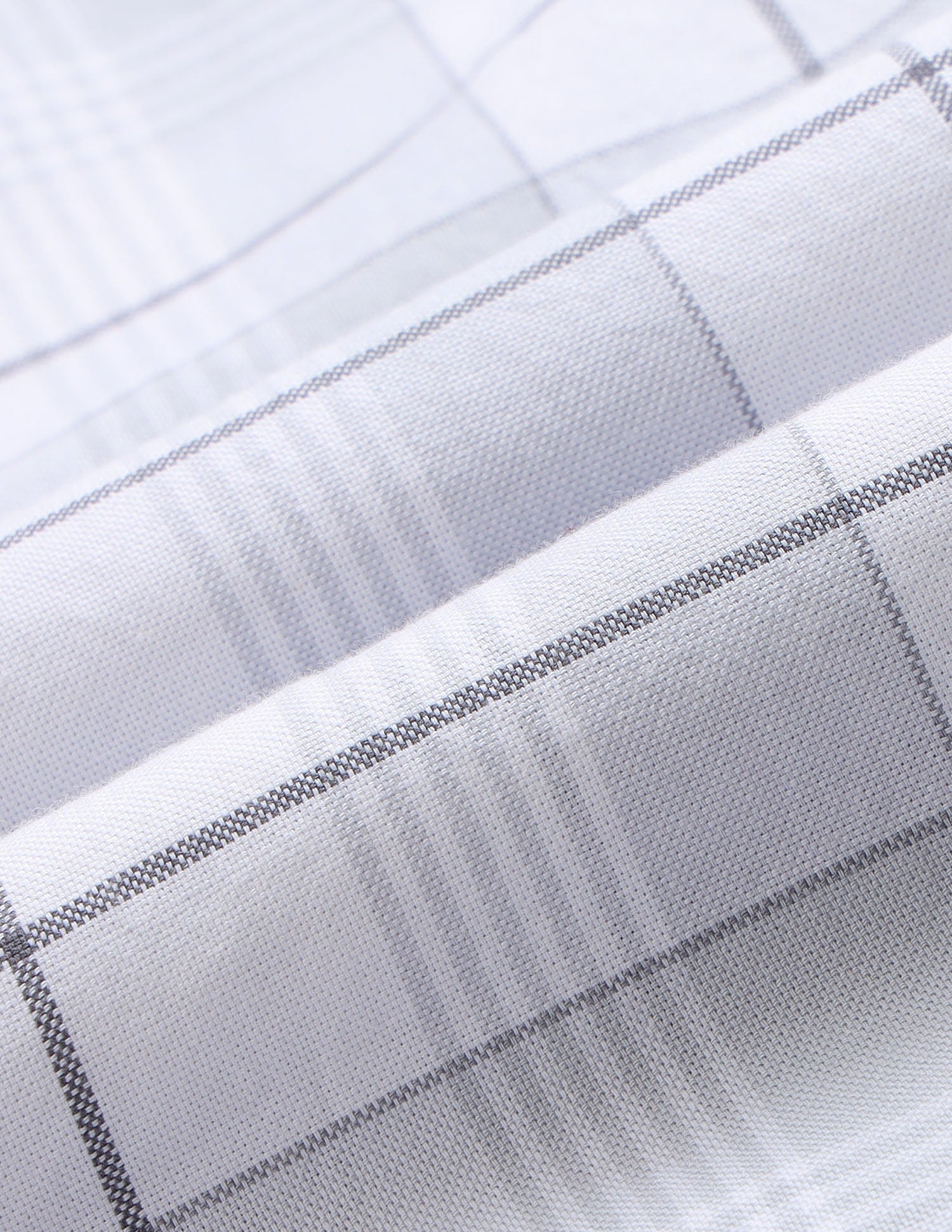 Grid Tattersall Checked Regular Fit Shirt Light Grey - U.S. Polo Assn. India | Large