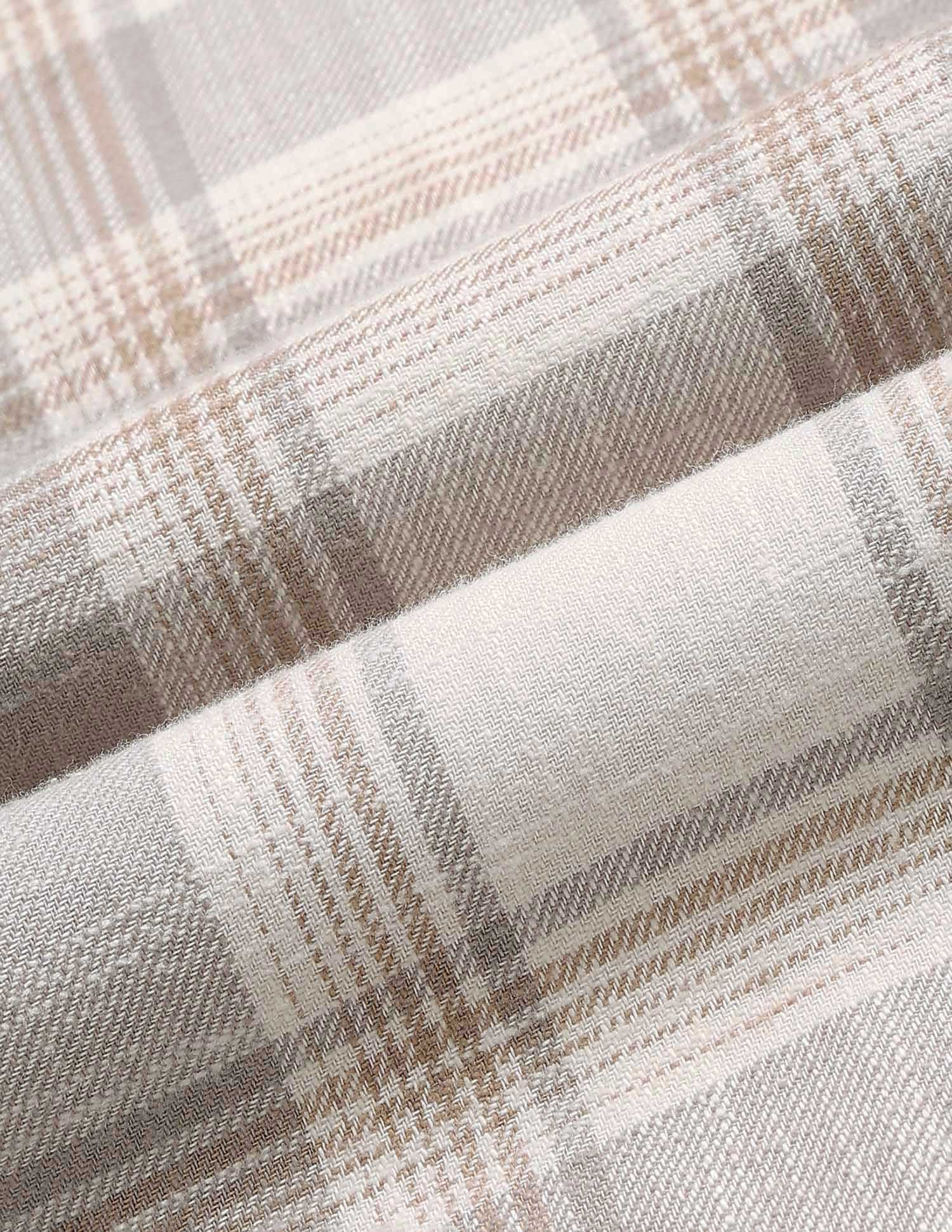 Tartan Checked Legend Of Horseshoe Shirt Grey - U.S. POLO ASSN. | Large