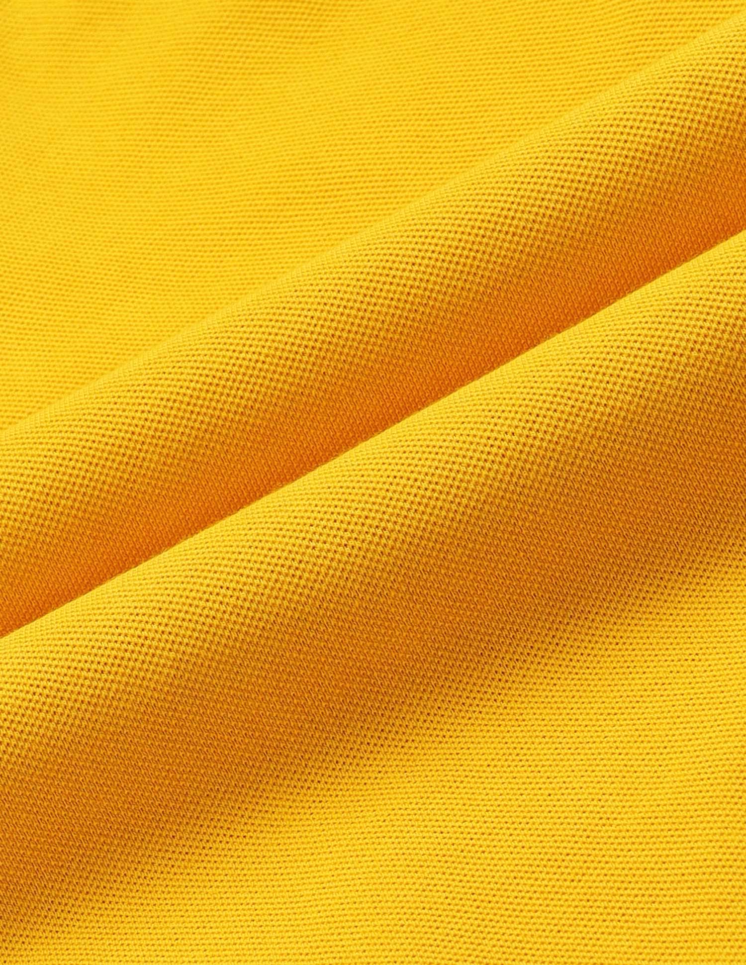 Pique Solid Polo Shirt Yellow - U.S. POLO ASSN. | Large