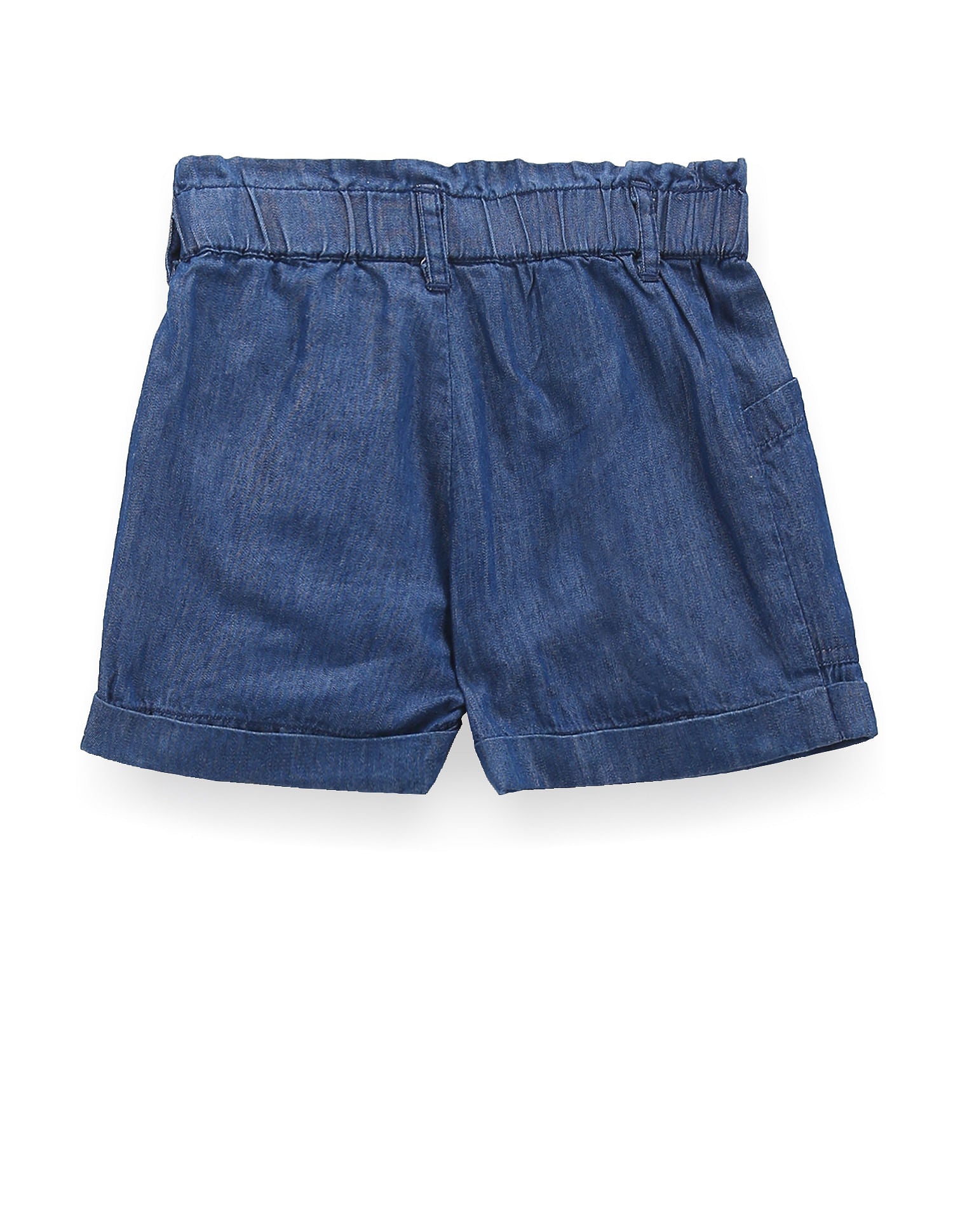 Girls Washed Denim Shorts Blue - U.S. POLO ASSN. | Large