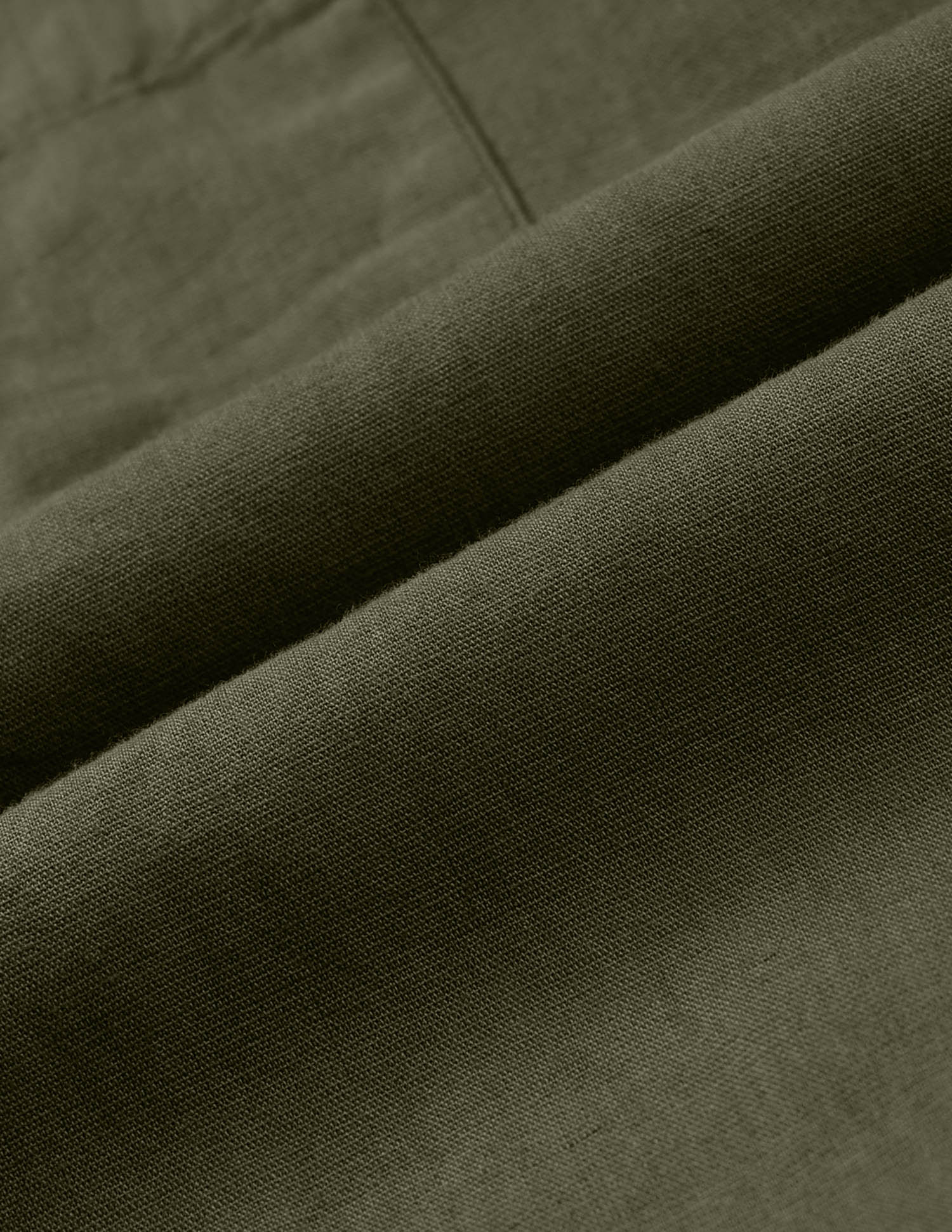 Dyed Linen Shirt Olive - U.S. POLO ASSN. | Large