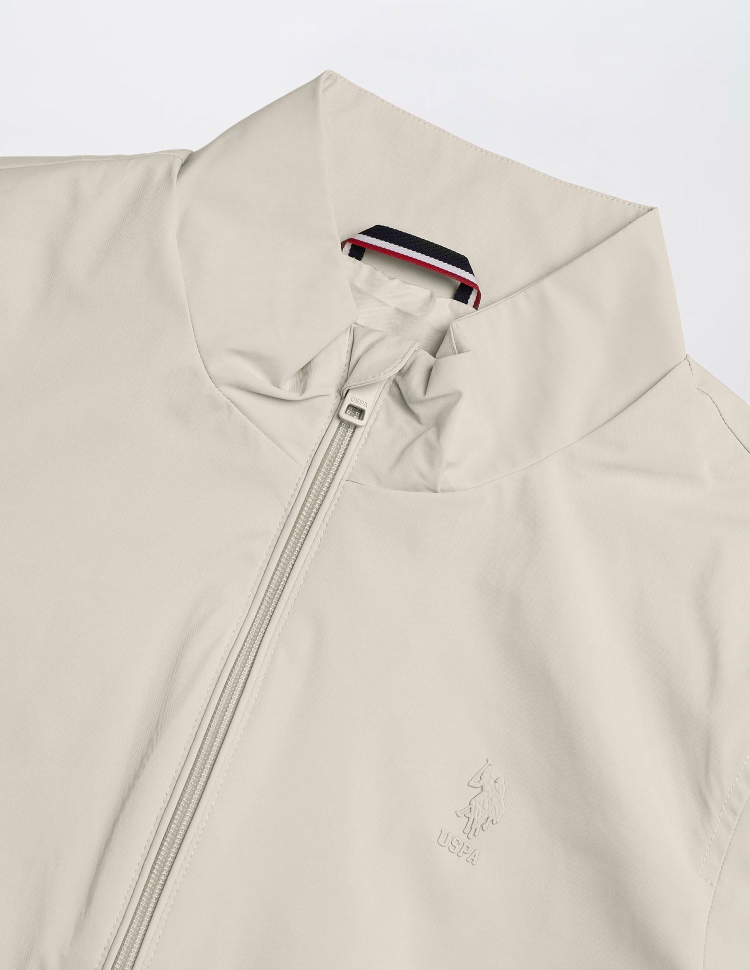 Equestrian Aisle Theater Regular Fit Jacket Ivory - U.S. POLO ASSN. | Large