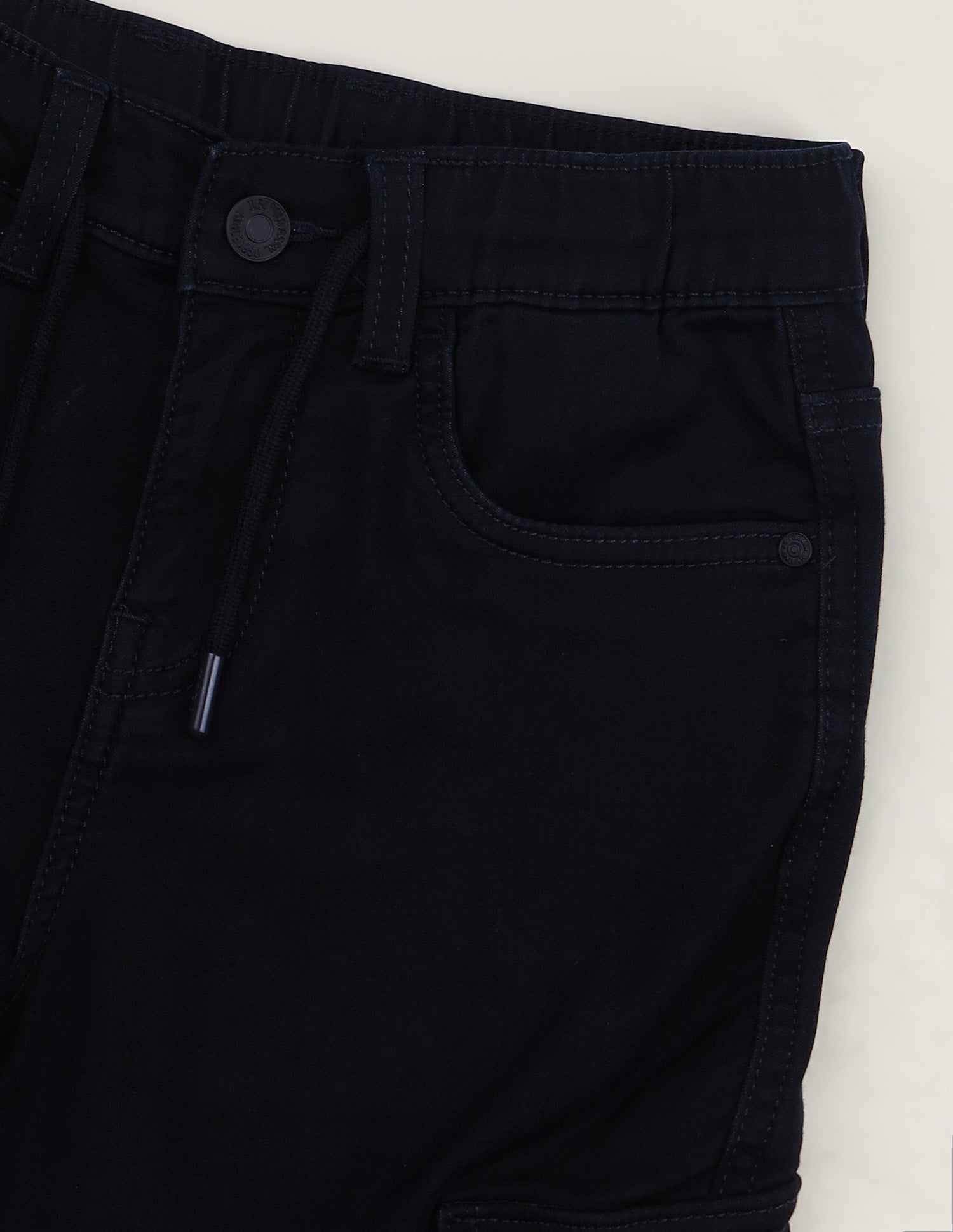Shawn Relaxed Fit Blue Cargo Jeans Dark Blue - U.S. Polo Assn. India | Large