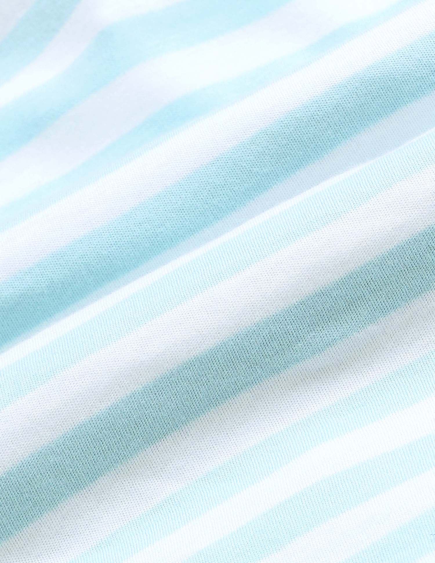 Boys Horizontal Striped Regular Fit Polo T shirt Light Blue - U.S. POLO ASSN. | Large