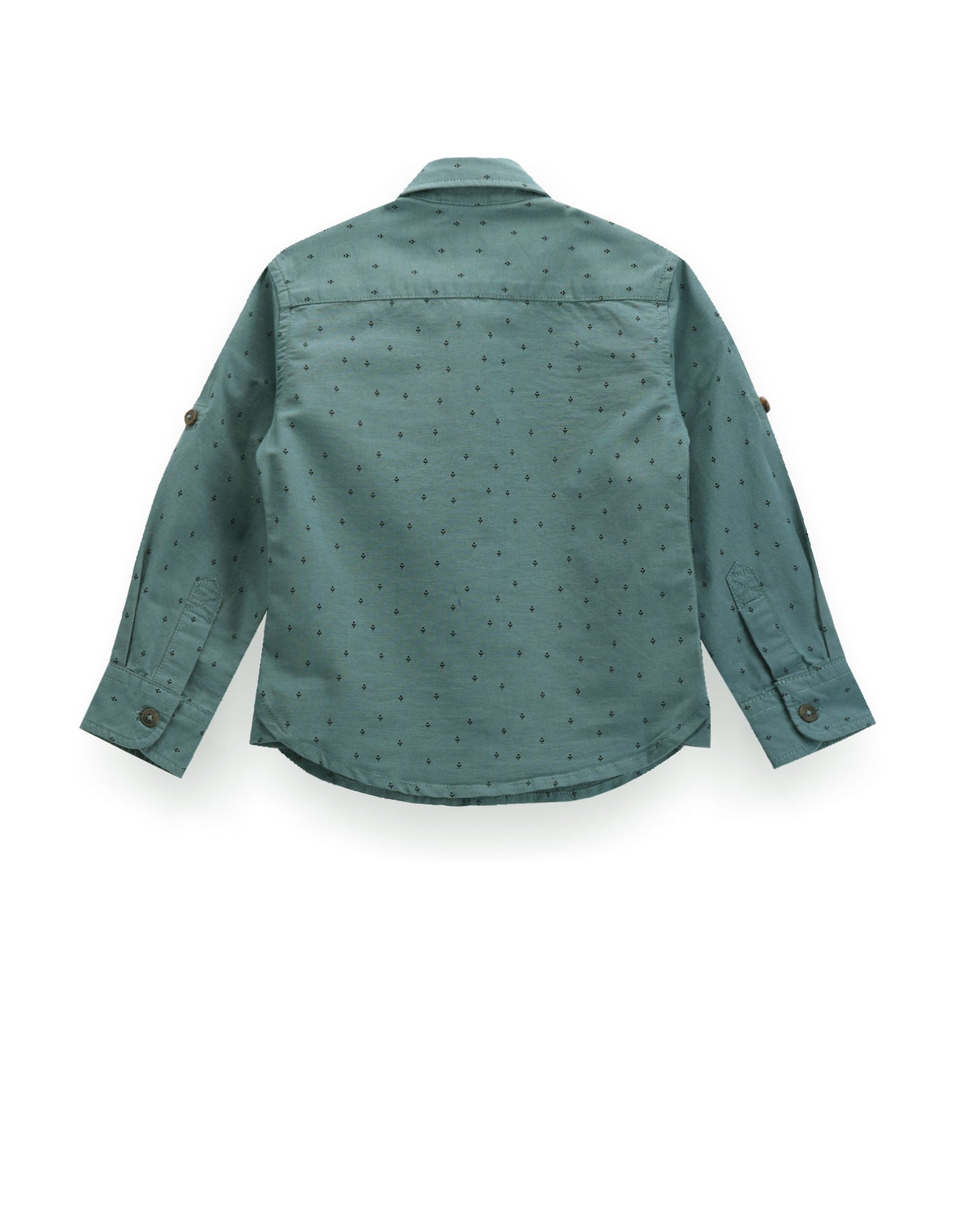 Boys Pure Cotton Shirt Green - U.S. POLO ASSN. | Large