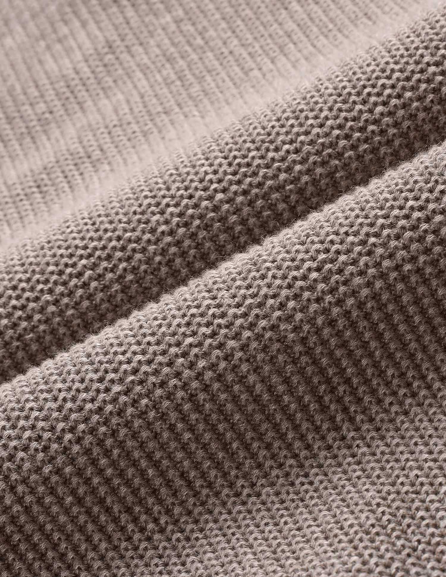 Patterned Knit Regular Fit Sweater Beige - U.S. POLO ASSN. | Large