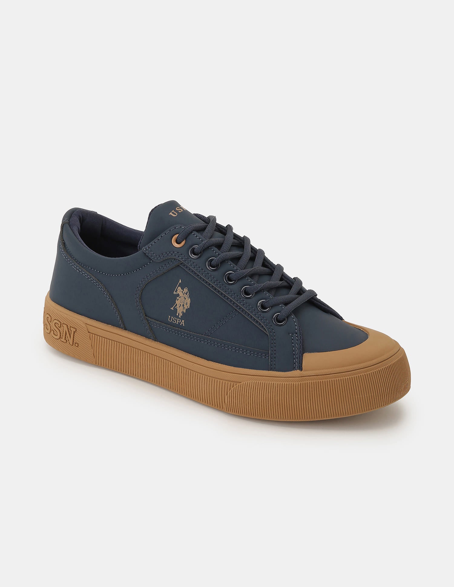 Men Ruben 2.0 Colour Blocked Sneakers Navy - U.S. Polo Assn. India | Large