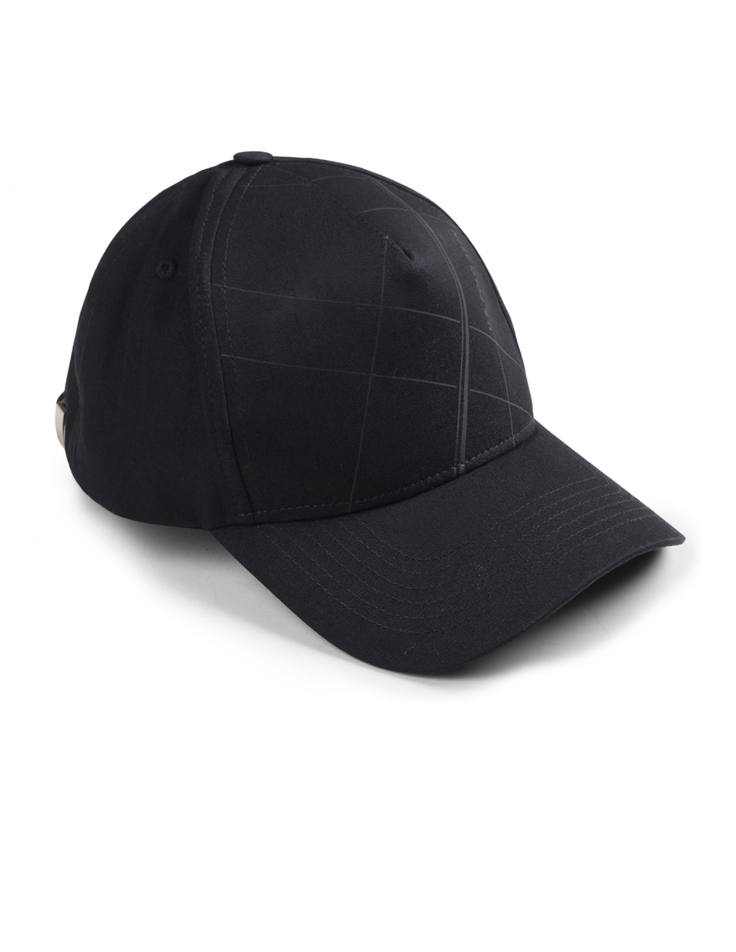 Geometric Printed Cap Black - U.S. Polo Assn. India | Large