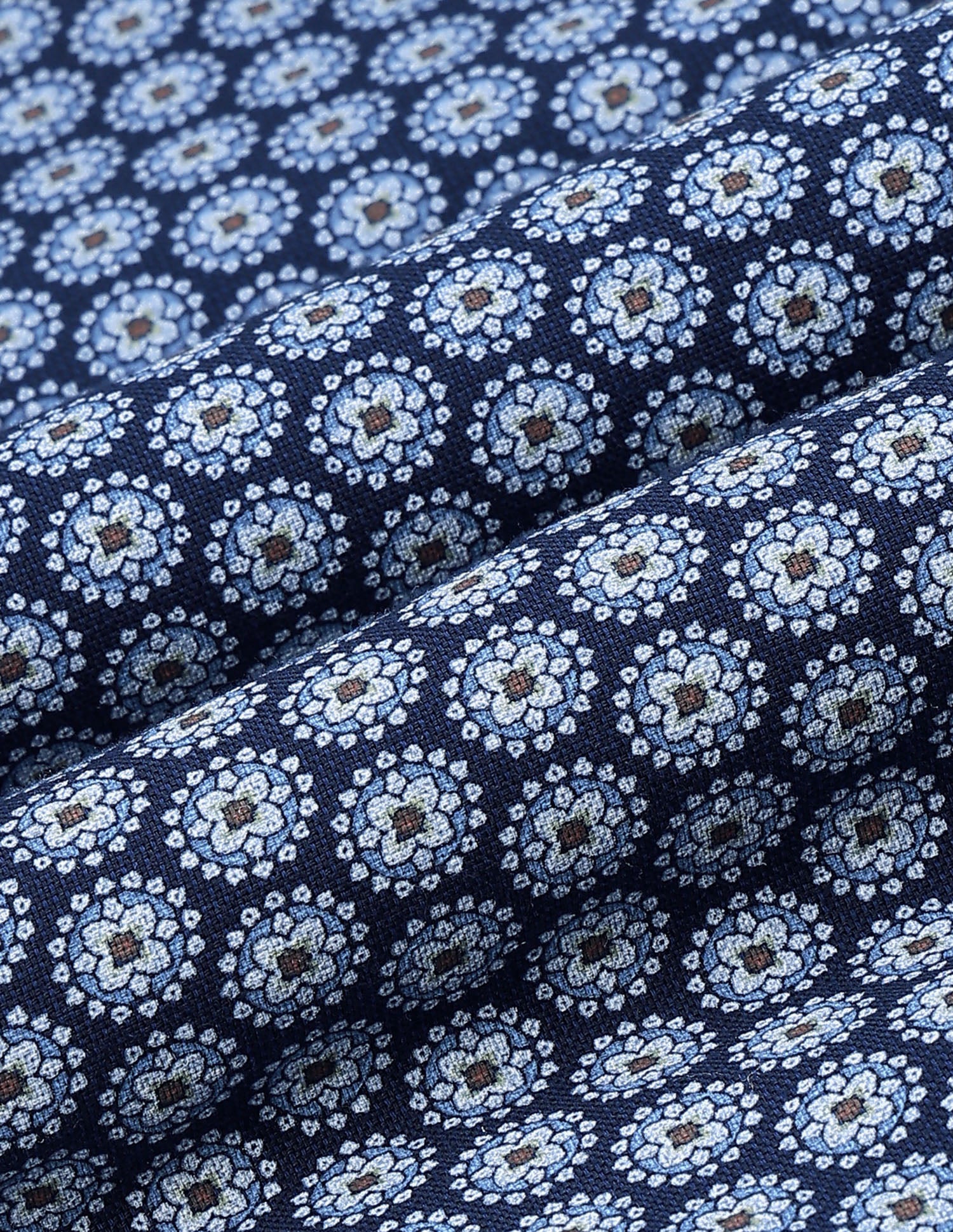 Geometric Printed Oxford Shirt Navy - U.S. Polo Assn. India | Large