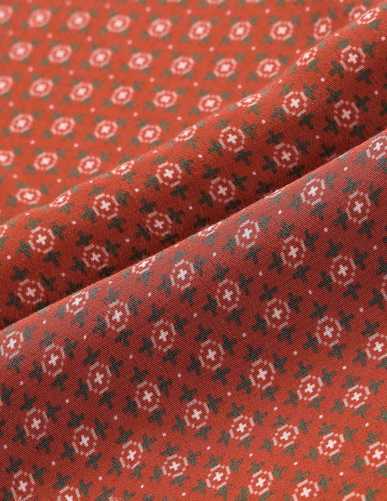 Concealed Placket Geometric Printed Shirt Multi - U.S. POLO ASSN. | Large