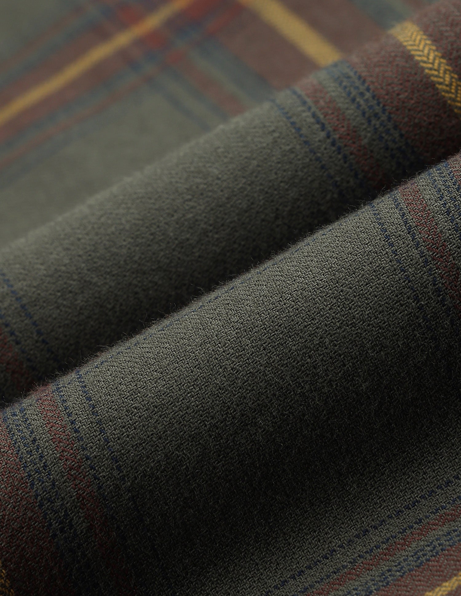 Twill Windowpane Checked Shirt Olive - U.S. Polo Assn. India | Large