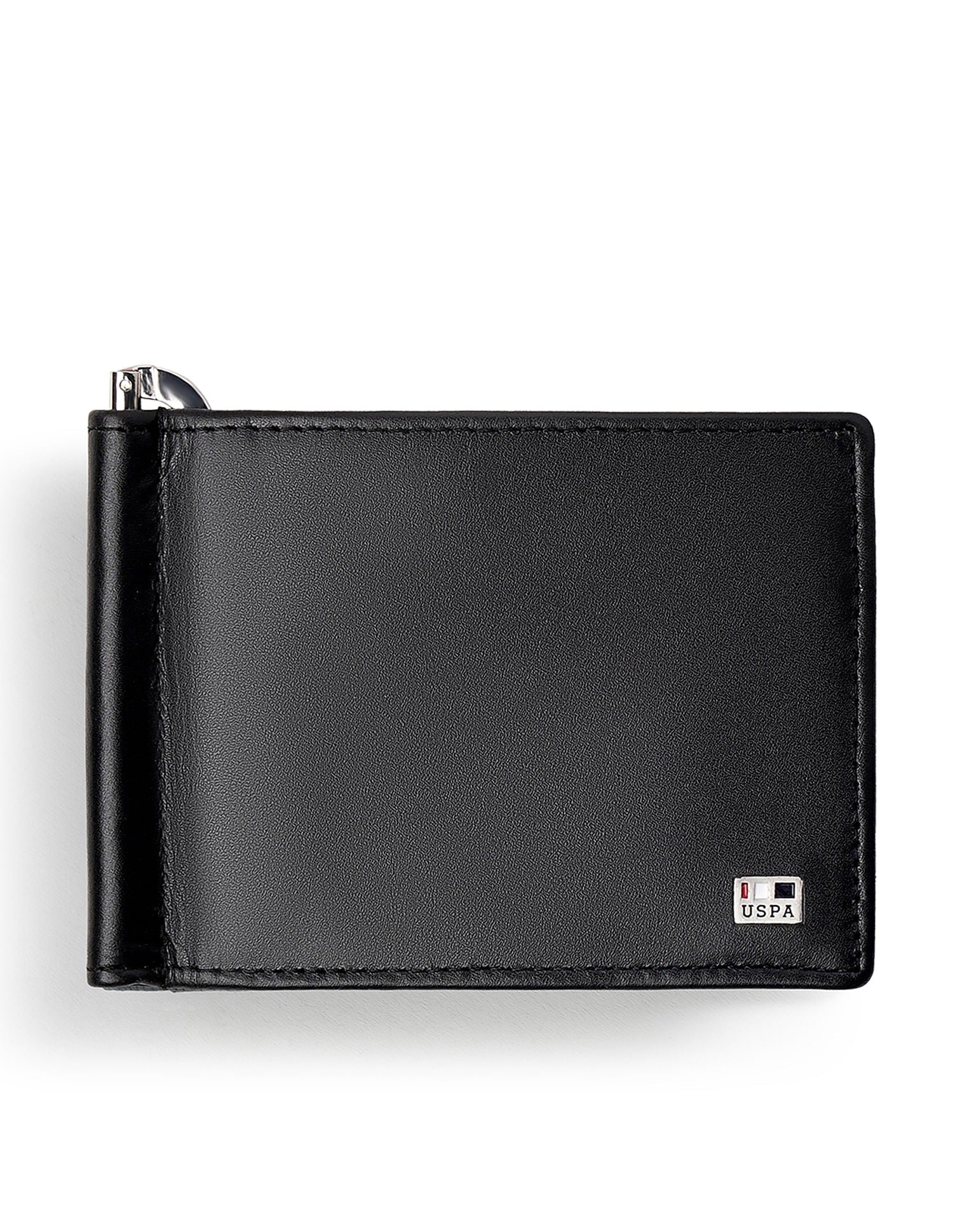 Men Trigger Textured Bi-Fold Wallet Black - U.S. POLO ASSN. | Large