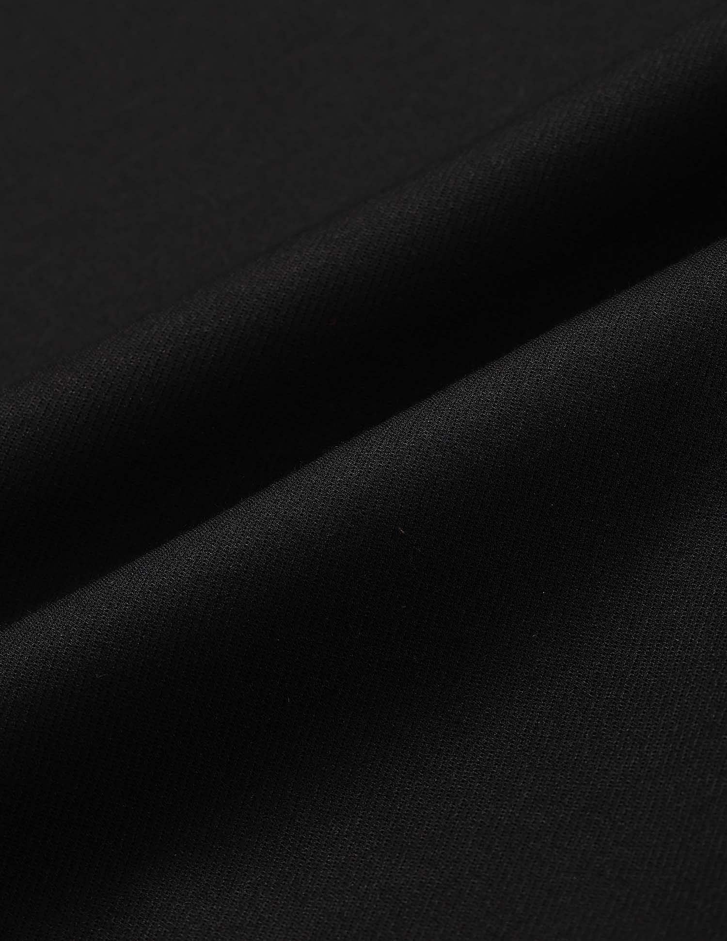 Pure Cotton Muscle Fit Polo Shirt Black - U.S. Polo Assn. India | Large