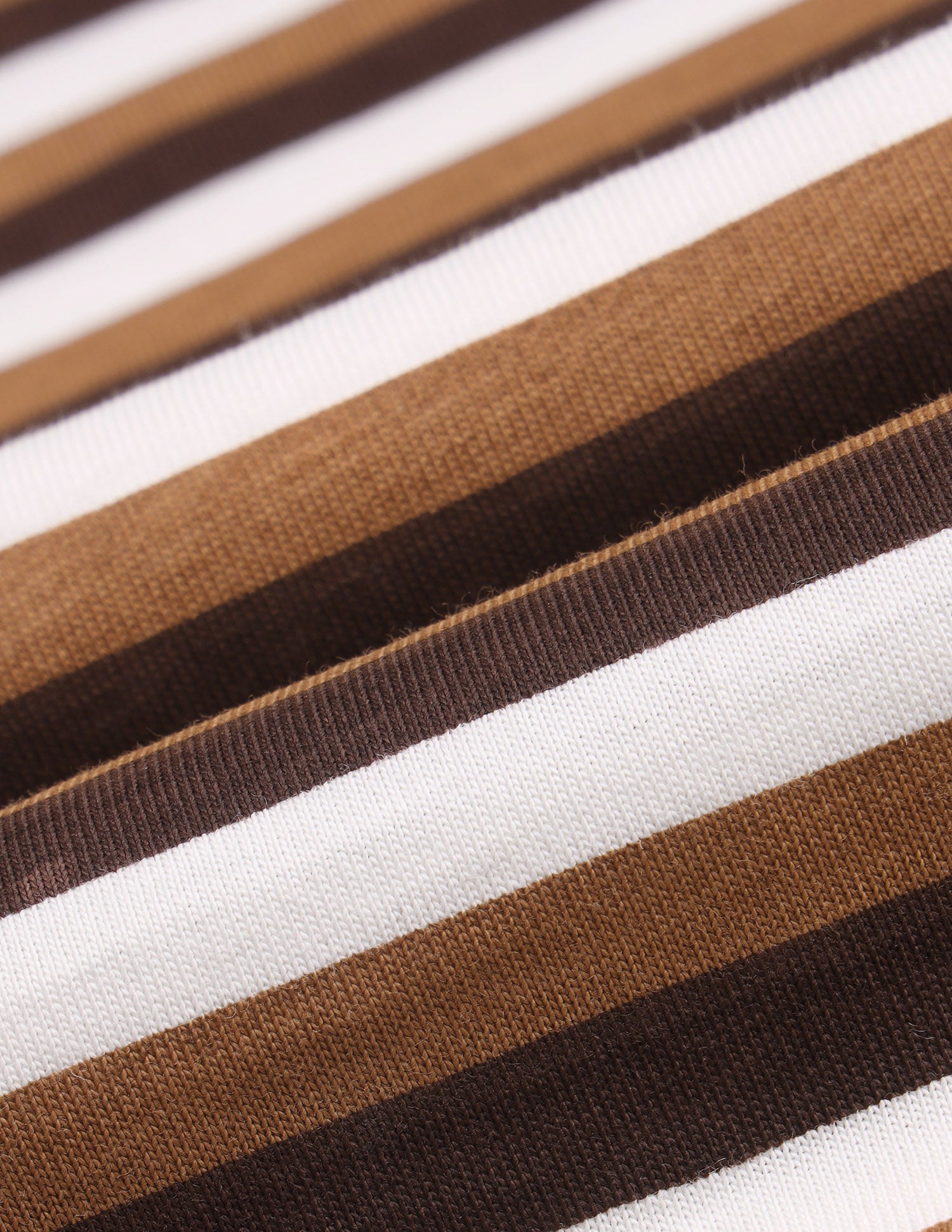 Horizontal Striped Regular Fit T-Shirt Brown - U.S. Polo Assn. India | Large