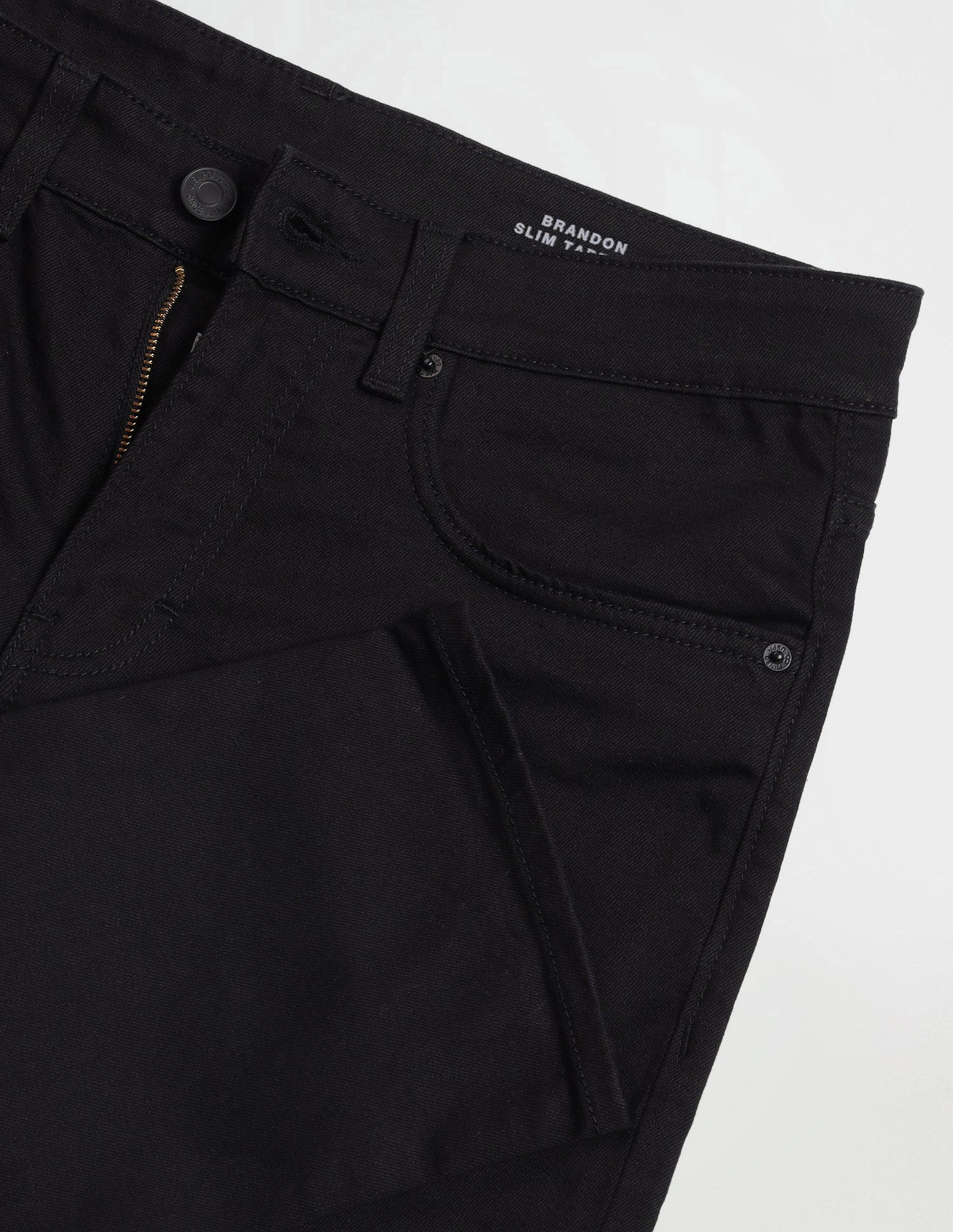 Brandon Slim Tapered Black Jeans Black - U.S. Polo Assn. India | Large