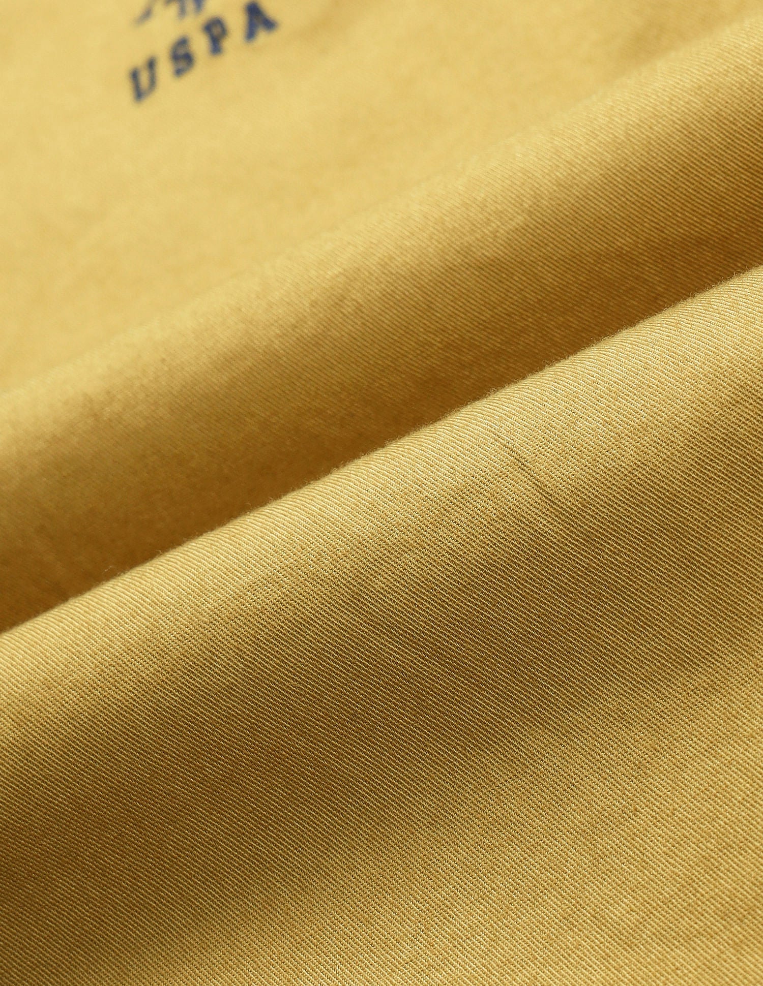 Boys Regular Fit Solid Shirt Mustard - U.S. POLO ASSN. | Large