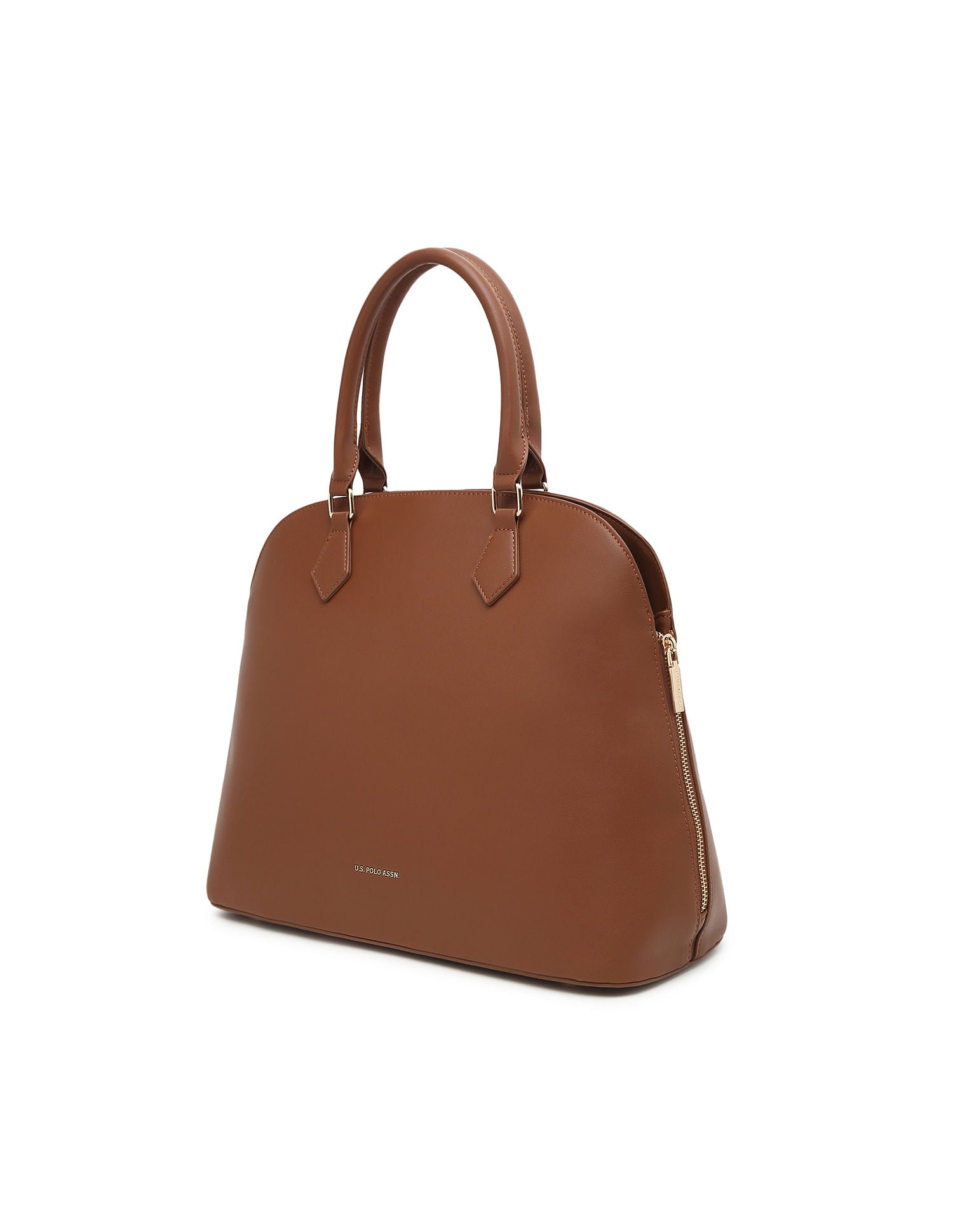 Women Alara Satchel Bag Tan - U.S. Polo Assn. India | Large