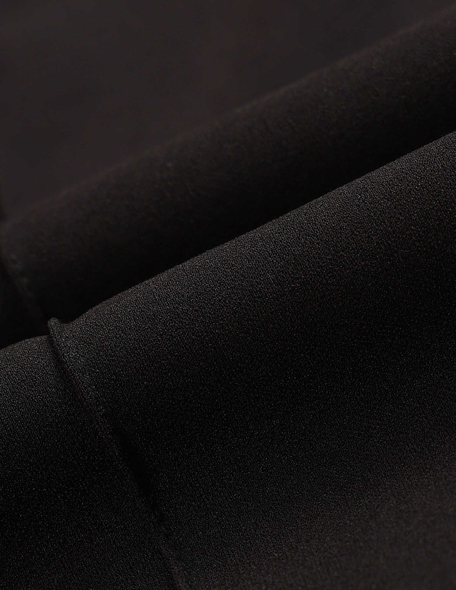 High Rise Straight Fit Trousers Black - U.S. POLO ASSN. | Large