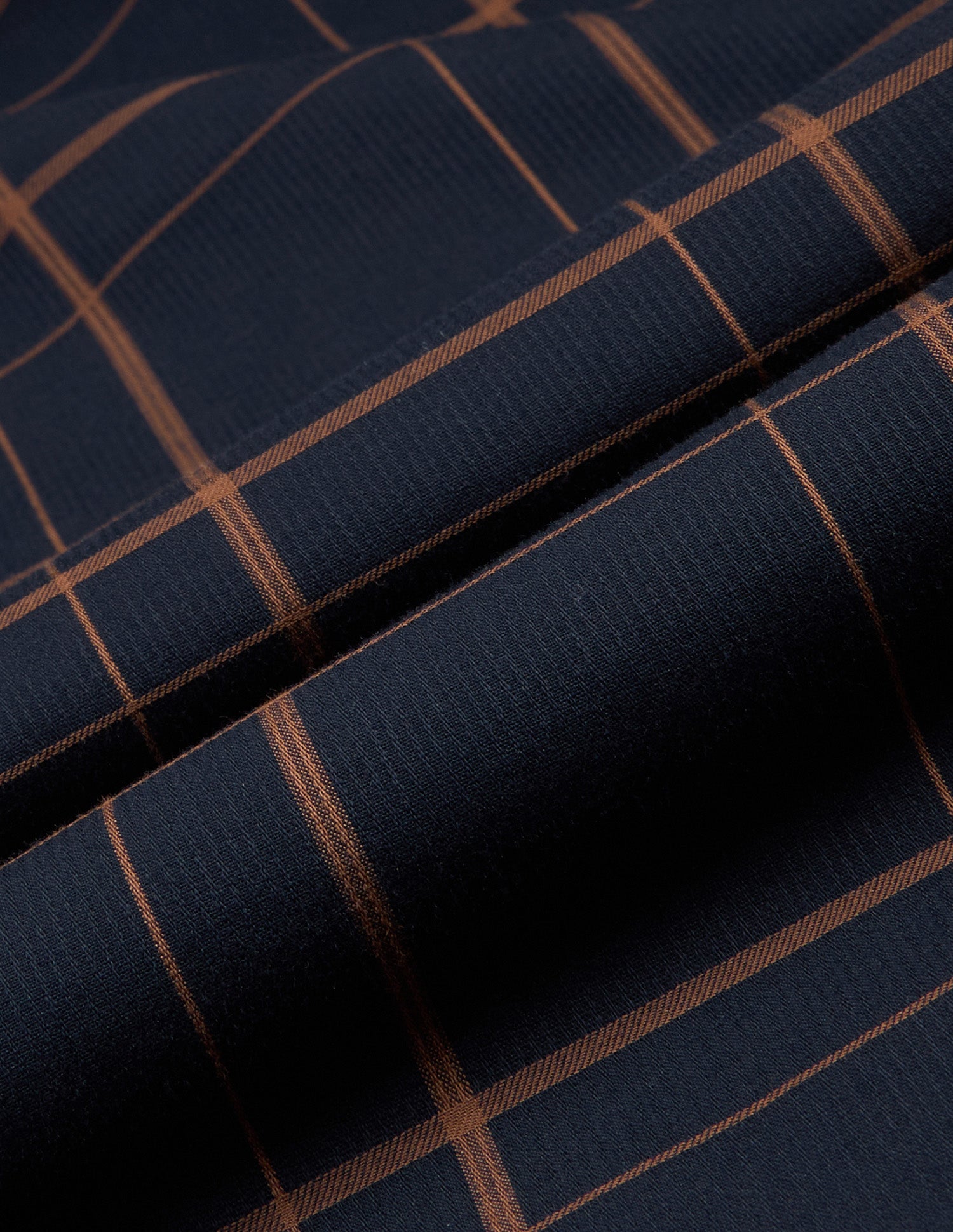 Grid Tattersall Checked Tailored Fit Shirt Navy - U.S. Polo Assn. India | Large