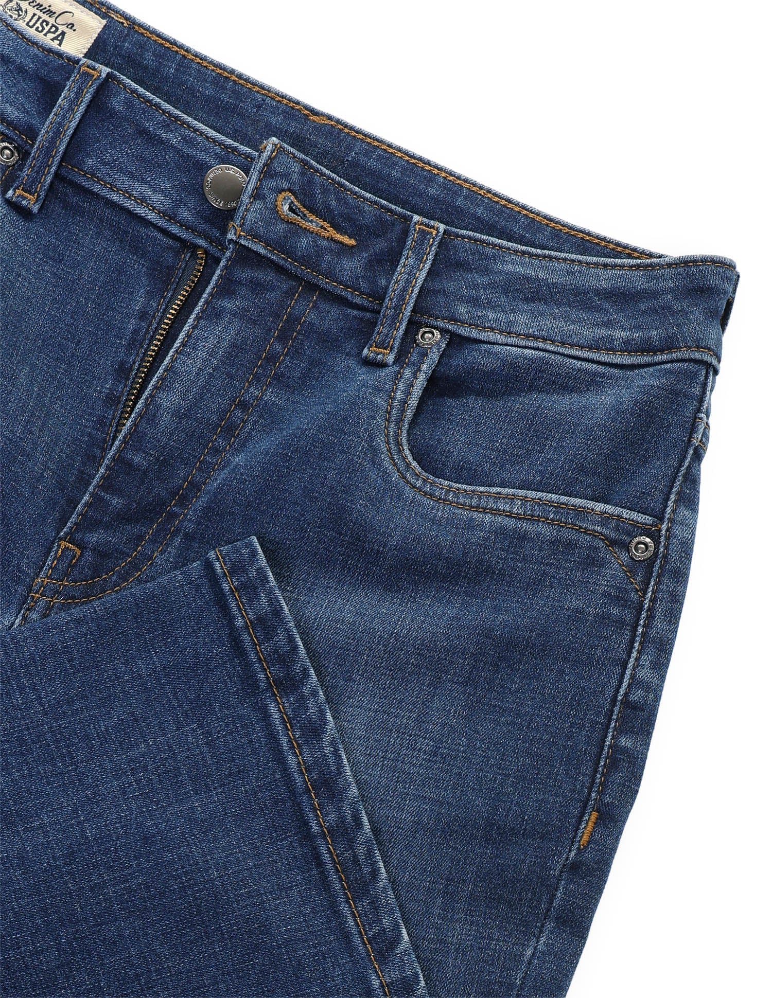 High Rise Bootcut Fit Jeans Dark Blue - U.S. Polo Assn. India | Large
