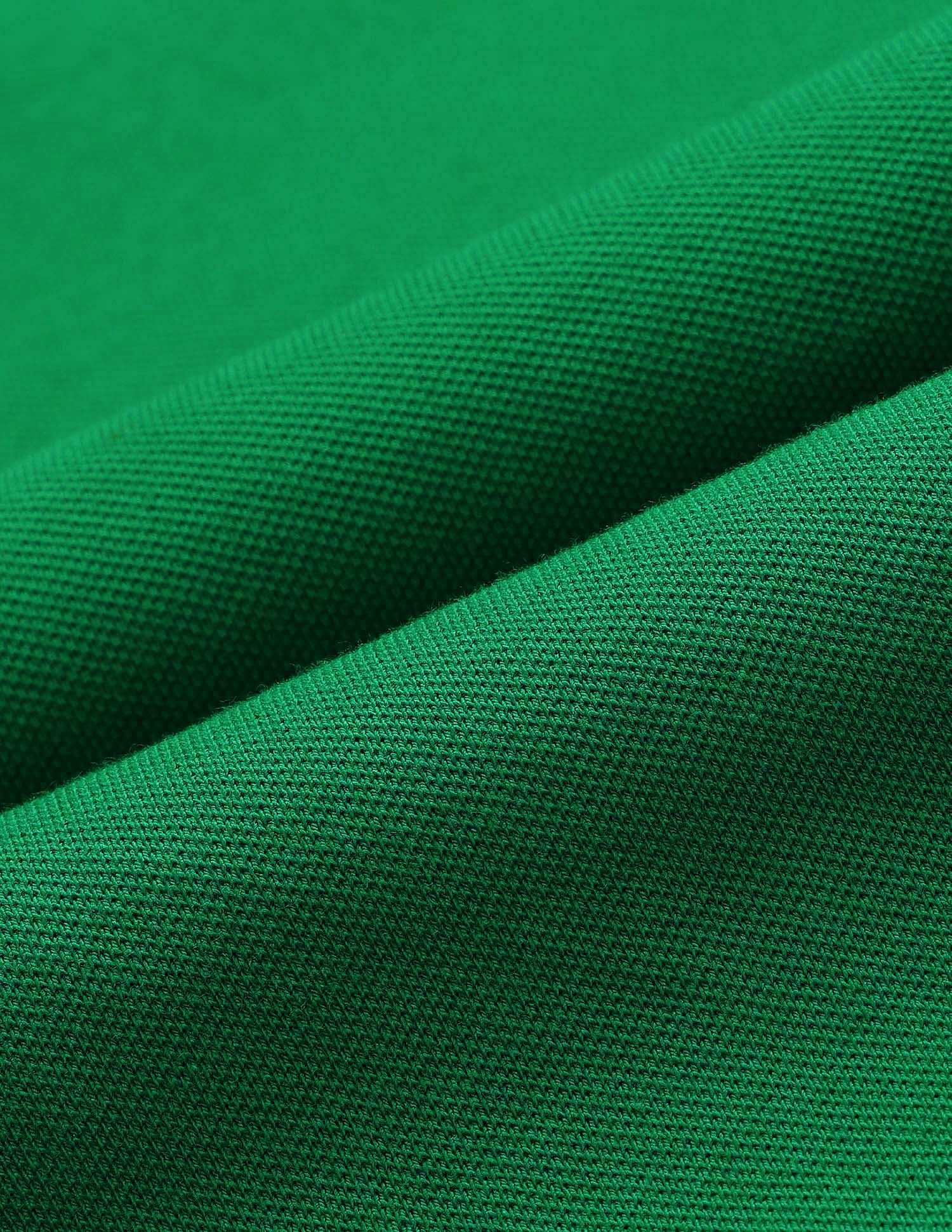 Regular Fit Solid Polo Shirt Green - U.S. POLO ASSN. | Large