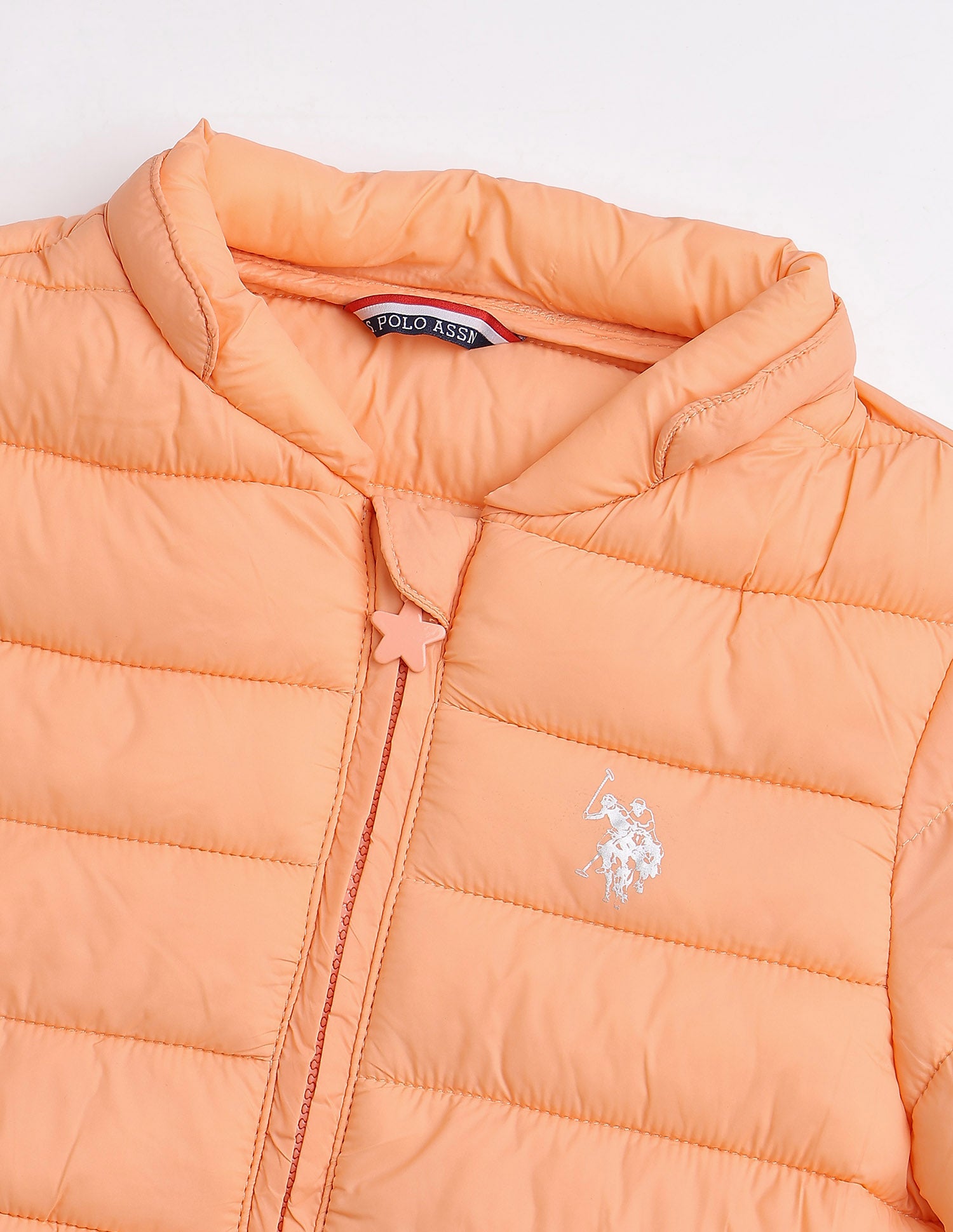 Girls Solid Packabale Jacket Rust - U.S. Polo Assn. India | Large