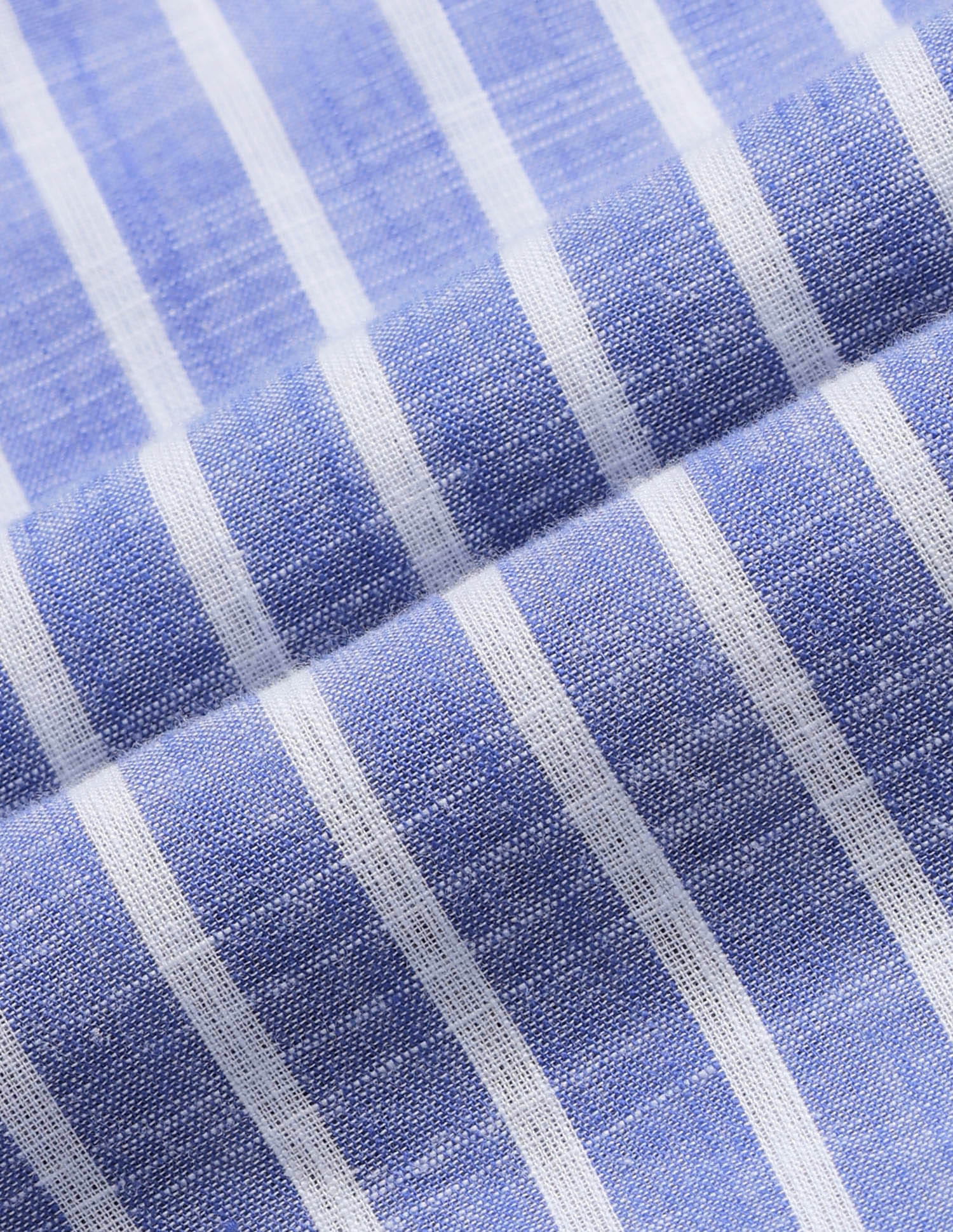 Boxy Cuban Collar Striped Shirt Blue - U.S. Polo Assn. India | Large