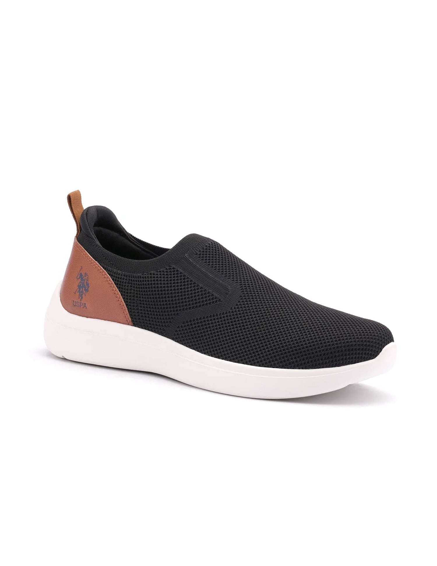 Men Tenore 2.0 Black Uspa Sport  Sneaker Slip On Black - U.S. Polo Assn. India | Large