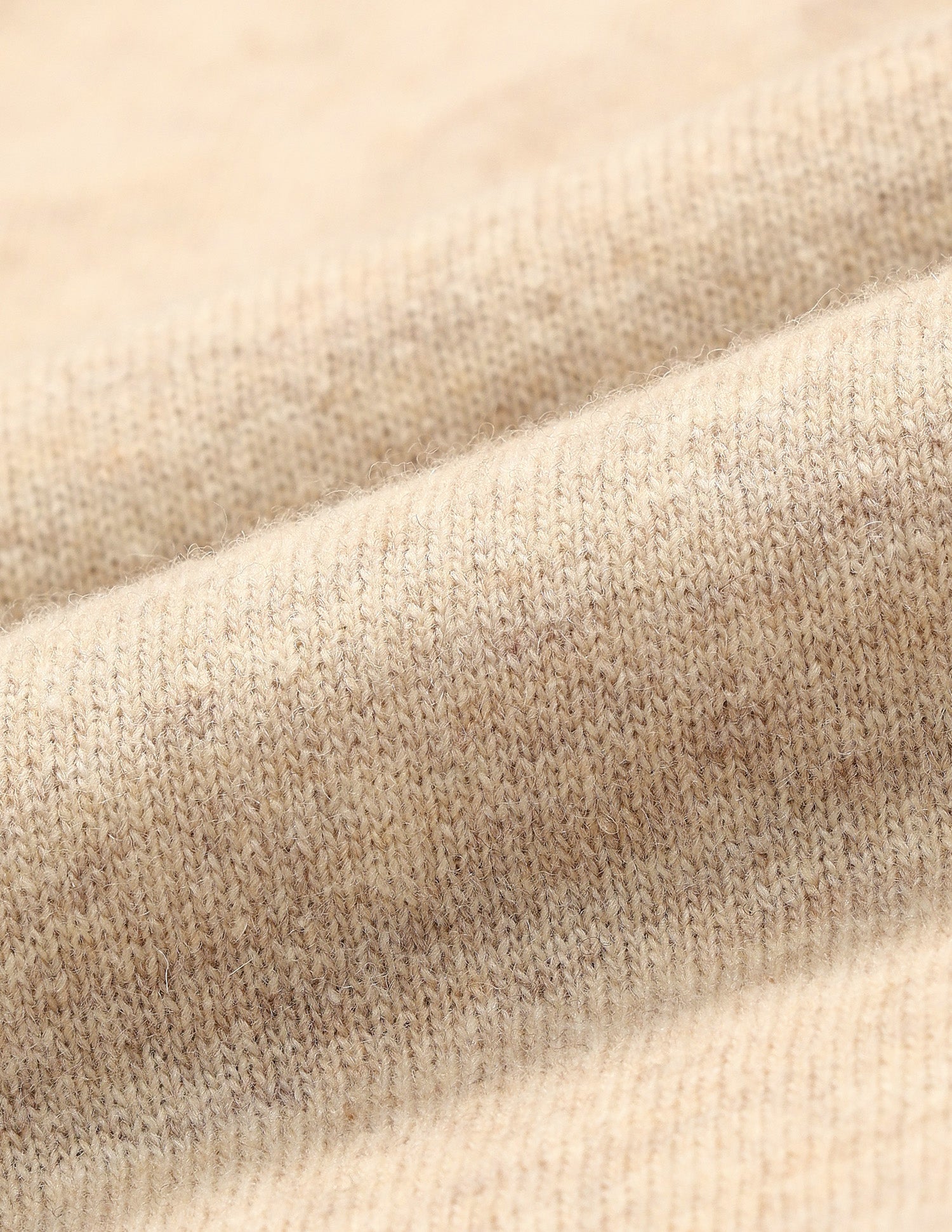Textured Regular Fit Sweater Beige - U.S. Polo Assn. India | Large