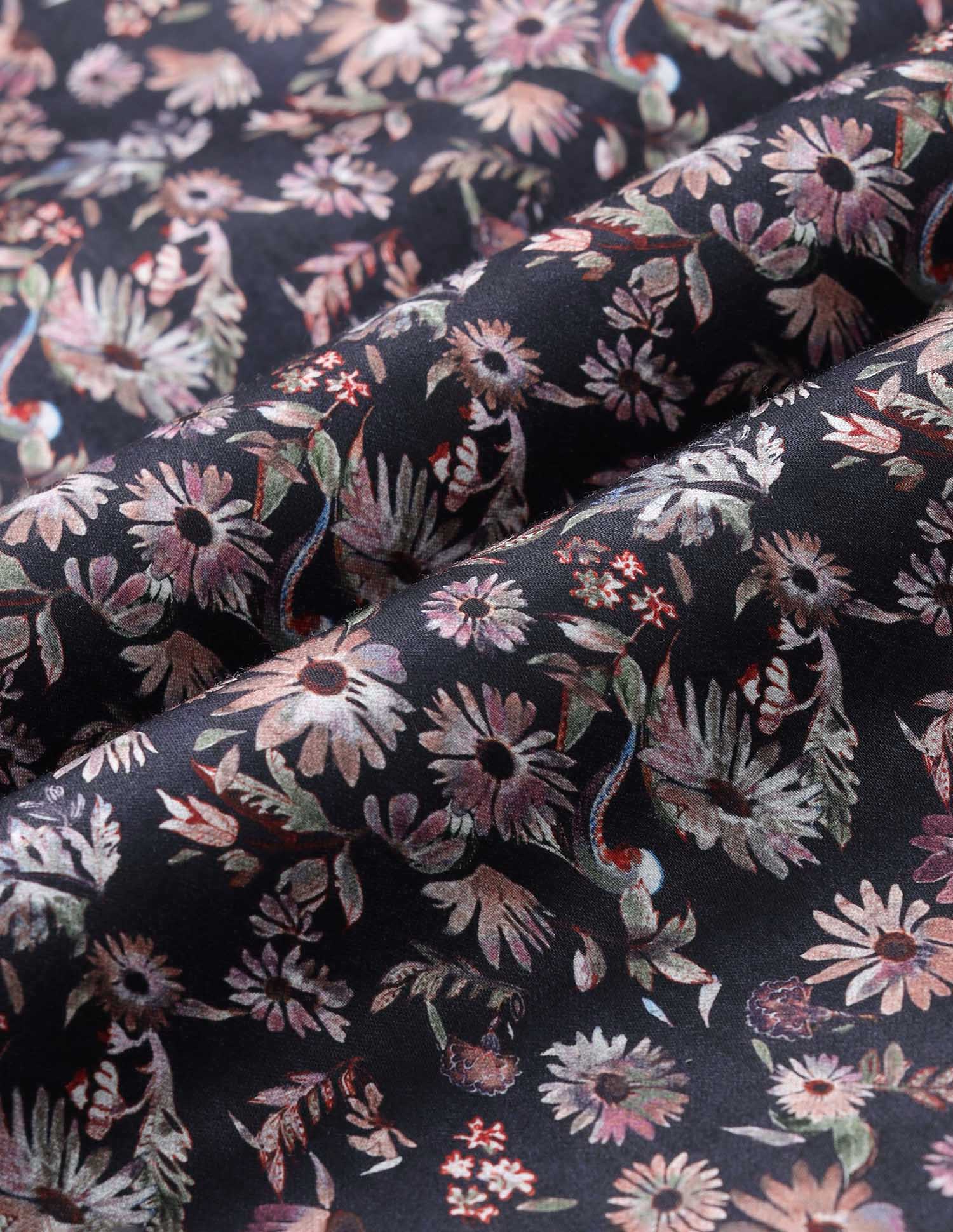 Floral Printed Tailored Fit Shirt Light Navy - U.S. Polo Assn. India | Large