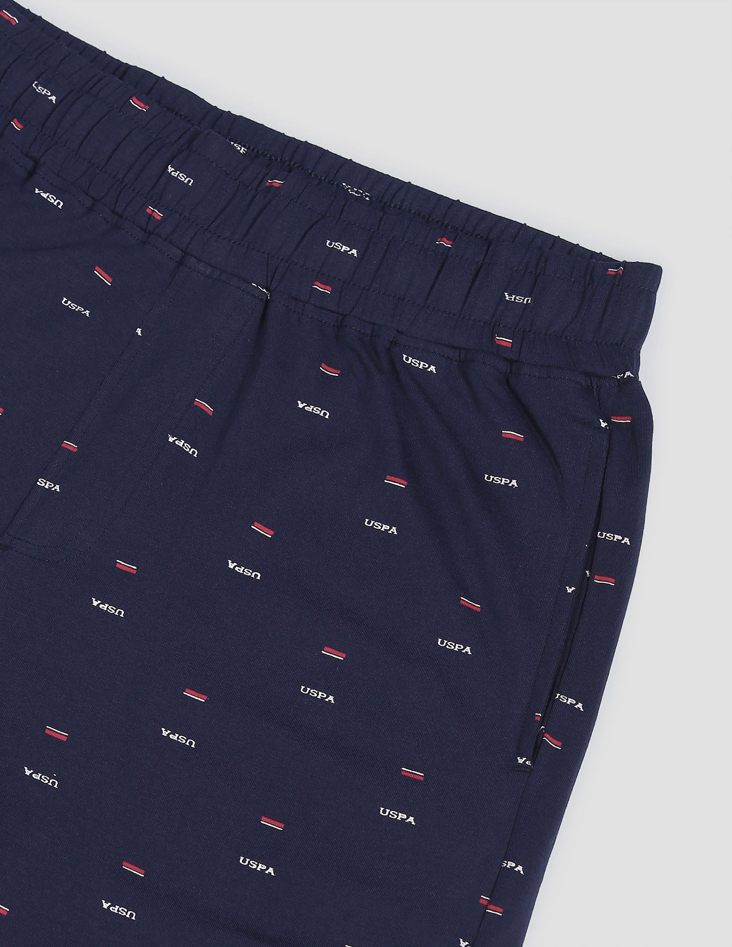 All Over Print OELP2 Lounge Track Pants - Pack Of 1 Navy - U.S. POLO ASSN. | Large