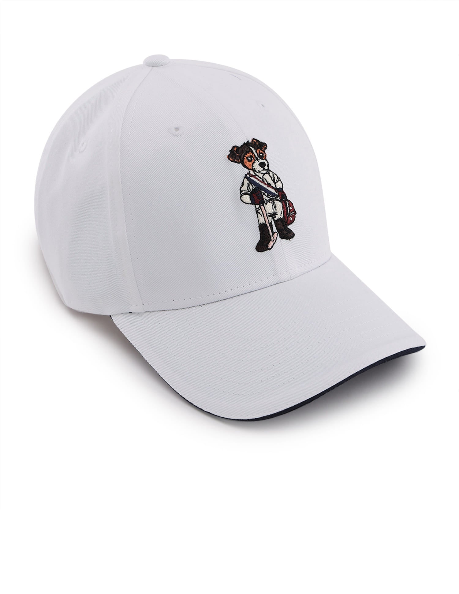 Embroidered Twill Cap White - U.S. Polo Assn. India | Large