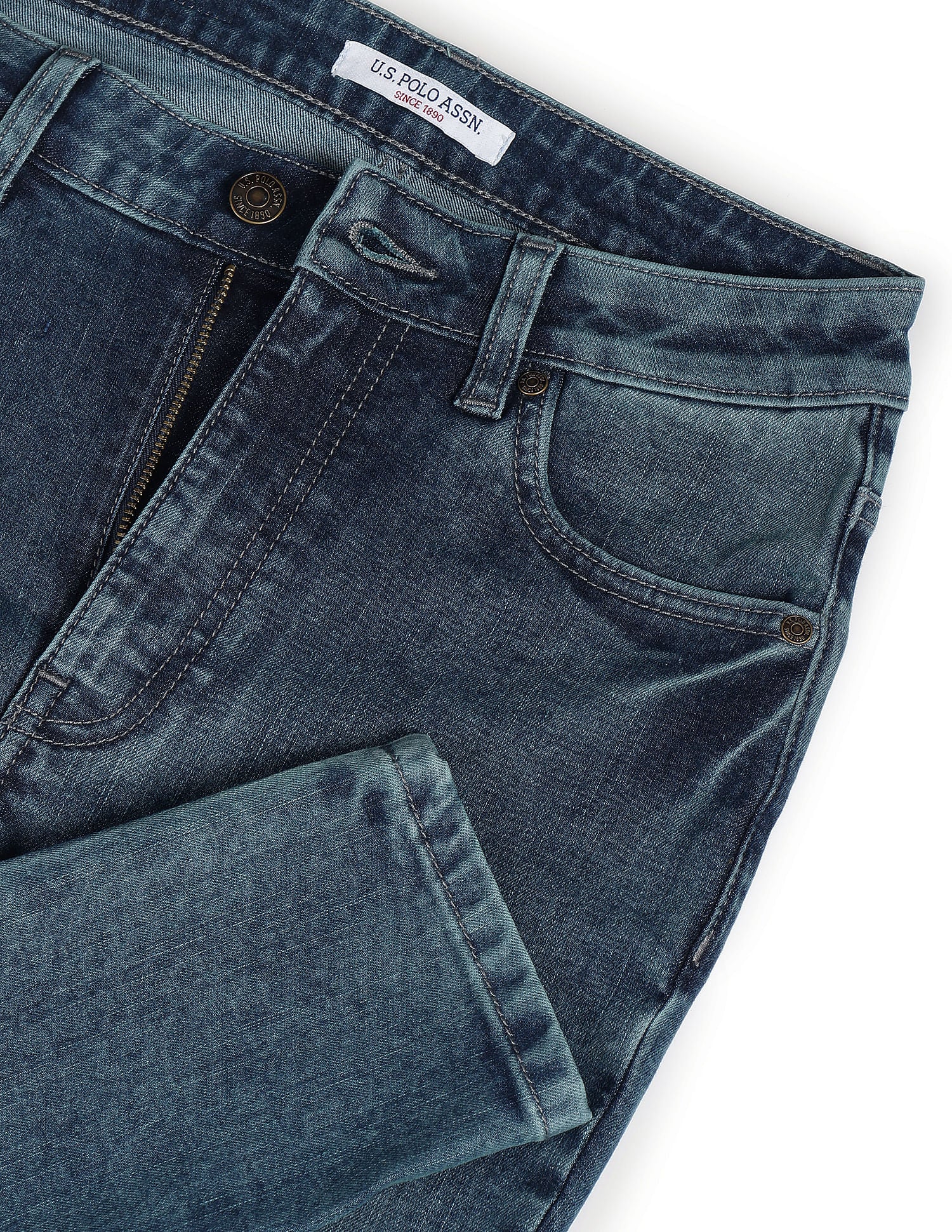 Super Skinny High Rise Jeans Blue - U.S. POLO ASSN. | Large