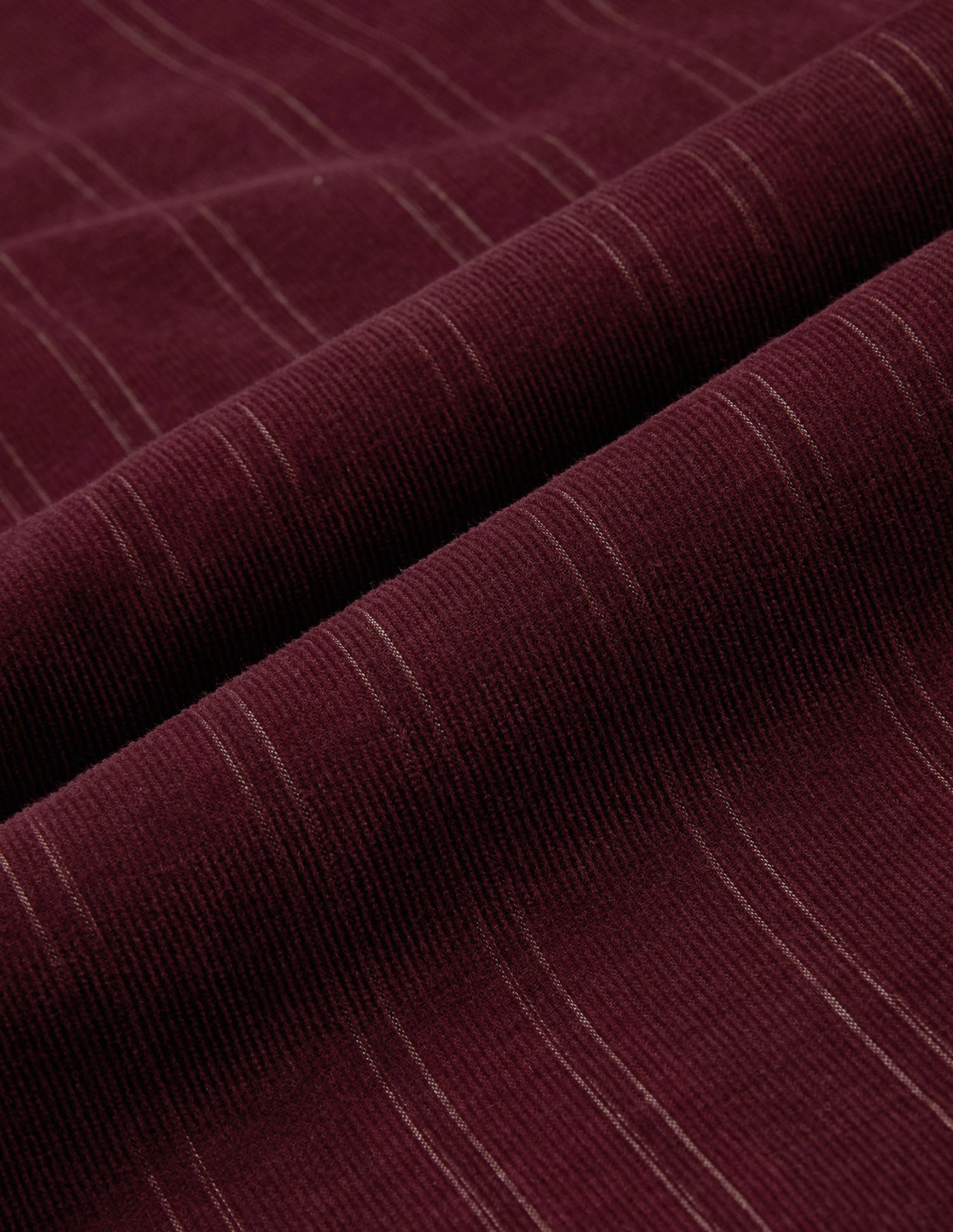 Vertical Striped Corduroy Shirt Dark Purple - U.S. Polo Assn. India | Large