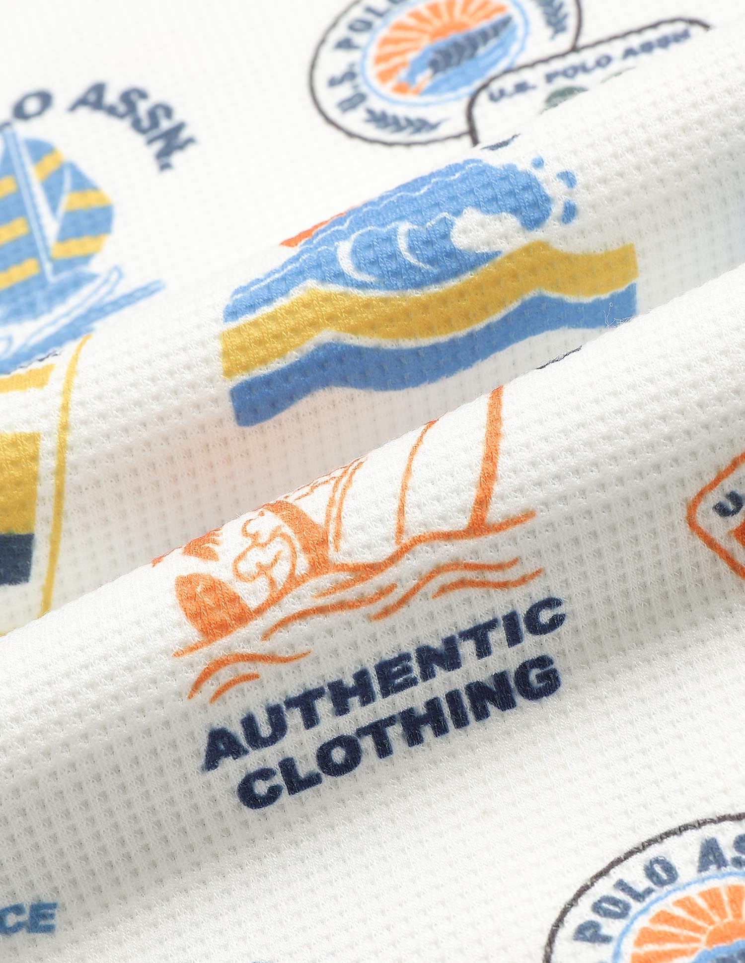 Boys Graphic Printed Oversized Fit T-Shirt White - U.S. Polo Assn. India | Large