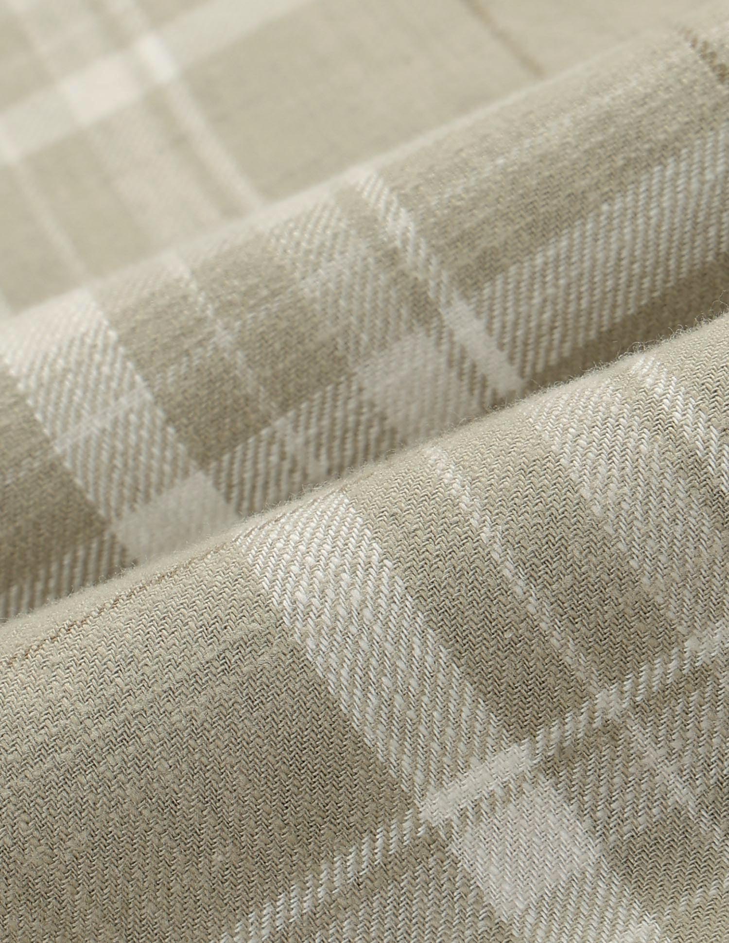 Legend Of Horseshoe Tartan Checked Shirt Khaki - U.S. POLO ASSN. | Large