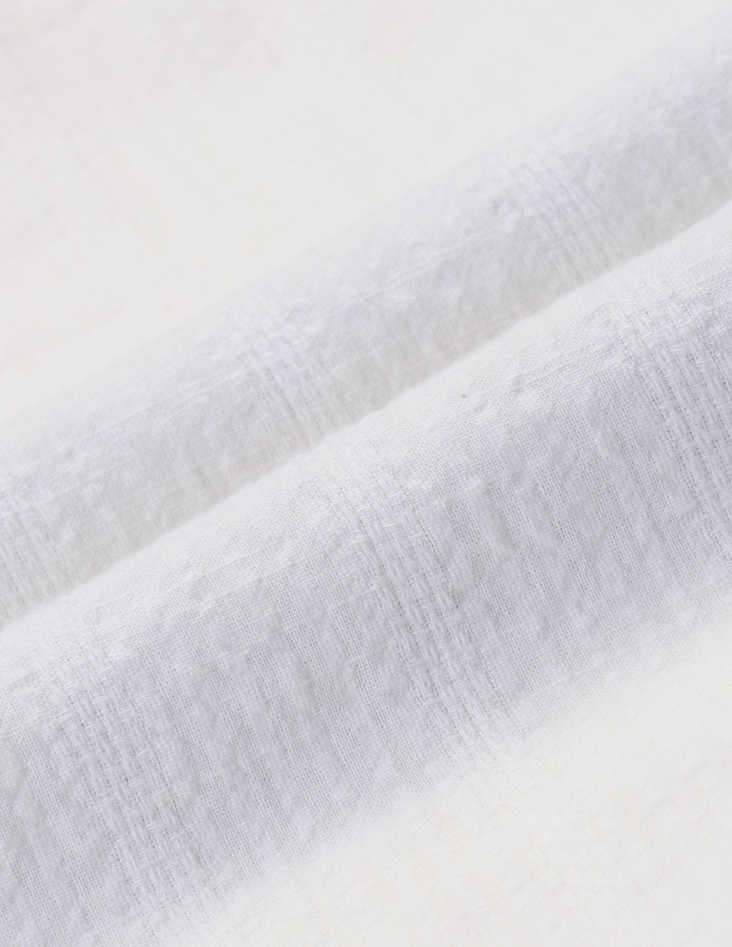 Textured Pure Cotton Shirt White - U.S. Polo Assn. India | Large