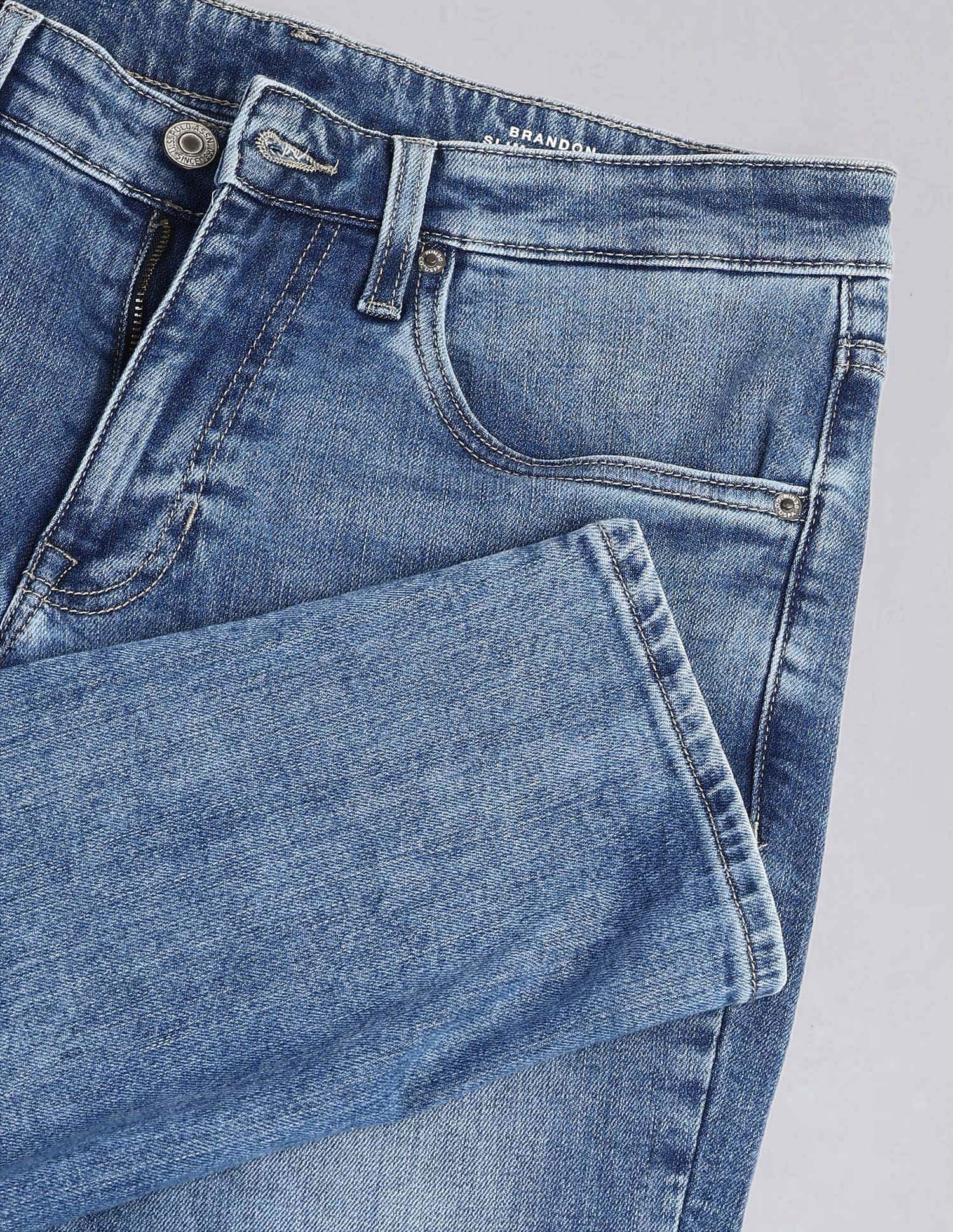 Brandon Slim Tapered Fit Blue Jeans Blue - U.S. POLO ASSN. | Large