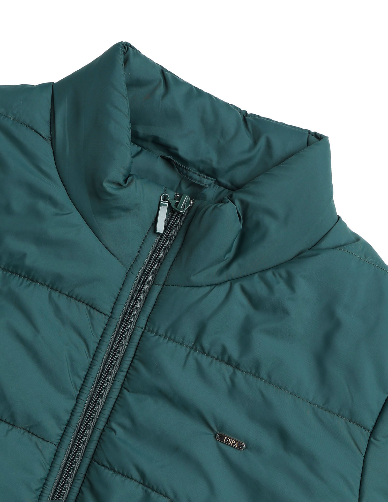 Solid Regular Fit Jacket Green - U.S. POLO ASSN. | Large