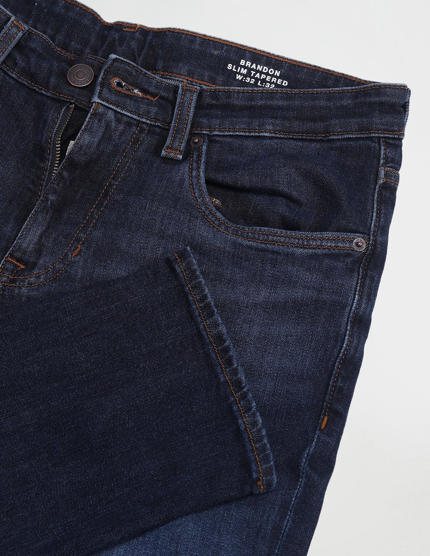 Slim Tapered Fit  Blue Jeans Dark-Blue - U.S. POLO ASSN. | Large