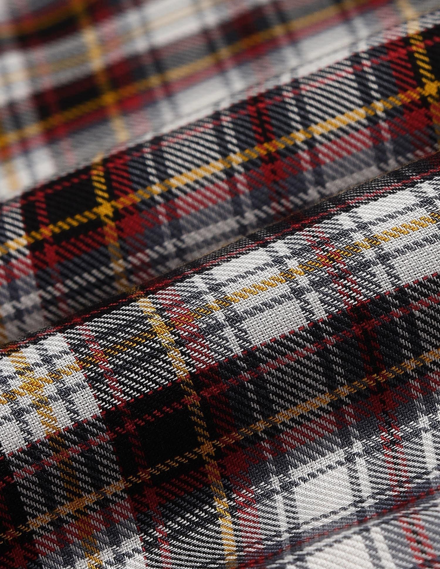 Tartan Check Pure Cotton Shirt Multicolour - U.S. Polo Assn. India | Large